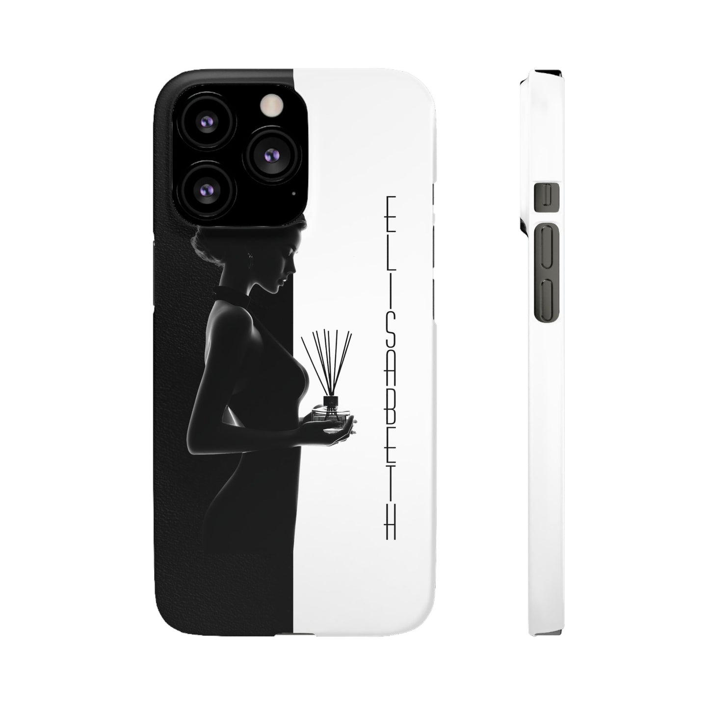Custom Black and White Snap Case for Women Phone Cover for iPhone and Samsung