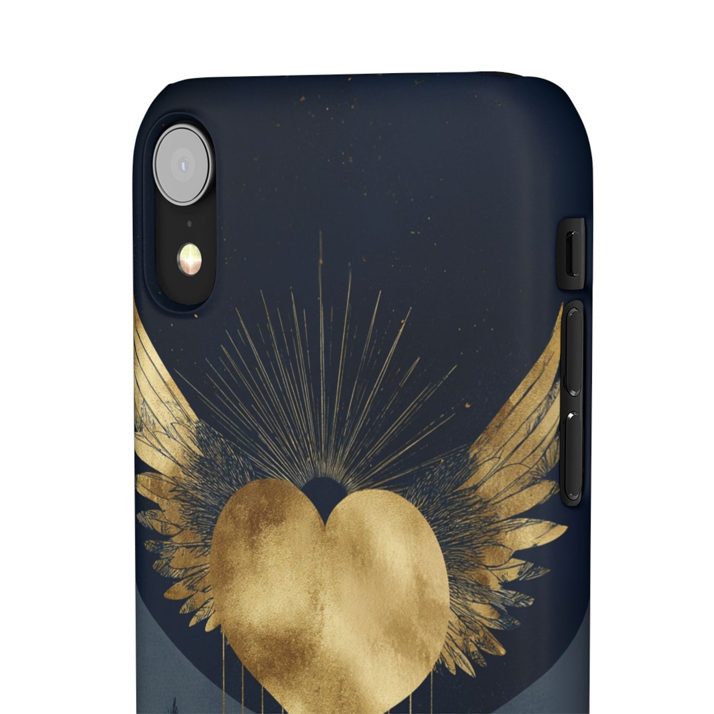 Heart Wing Snap Case, Elegant Phone Cover, Unique Gift, Artistic Accessory, Protective Case for Love and Romance