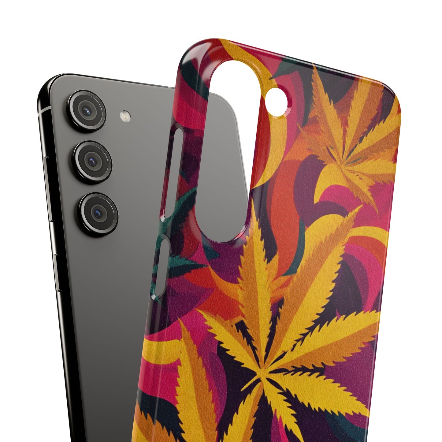 Autumn Vibe Cannabis Snap Case for IPhones and Samsungs Custom
