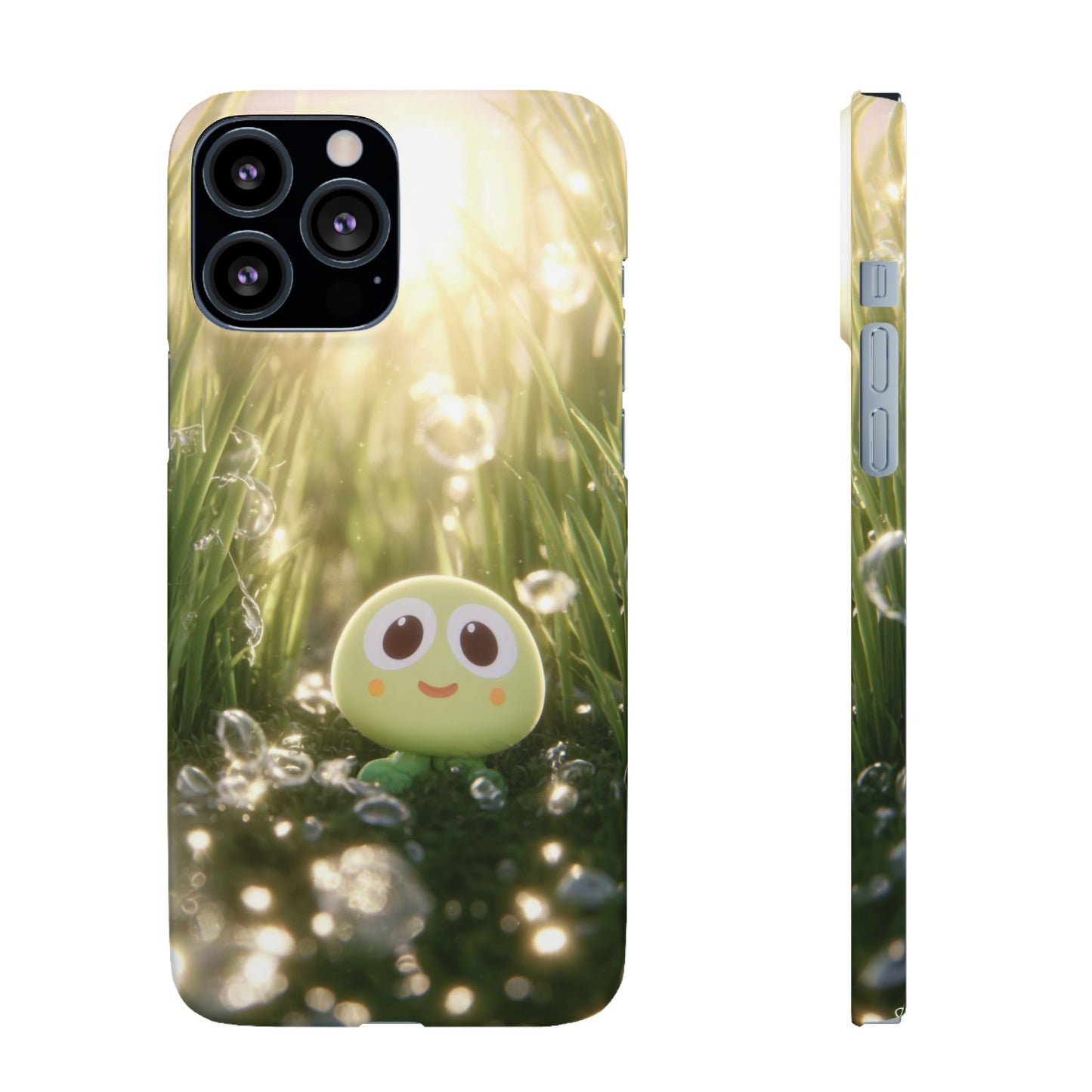 Cute Nature-Inspired Snap Case, Cartoon Phone Cover, Eco-Friendly Gift, Fun Accessory, Personalized Phone Case, Nature Lover's Gift