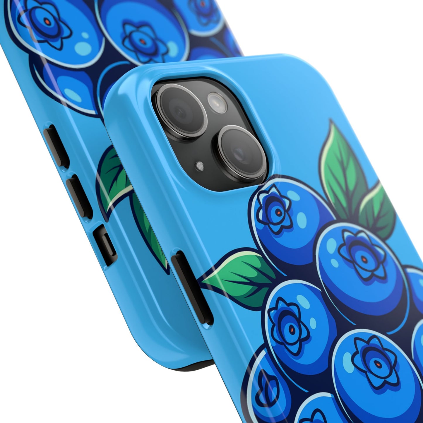 iPhone 17 Blueberry Delight Tough Phone Case, Cute Phone Cover, Fruit Lover Gift, Durable Phone Protector, Unique Smartphone Accessories