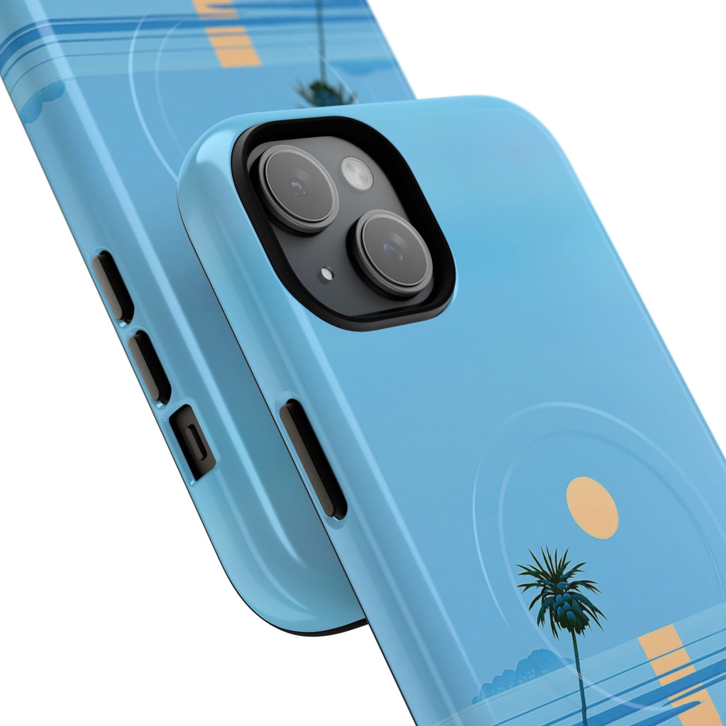 Tough Magnetic Case — Minimal Sunset Palm Phone Cover