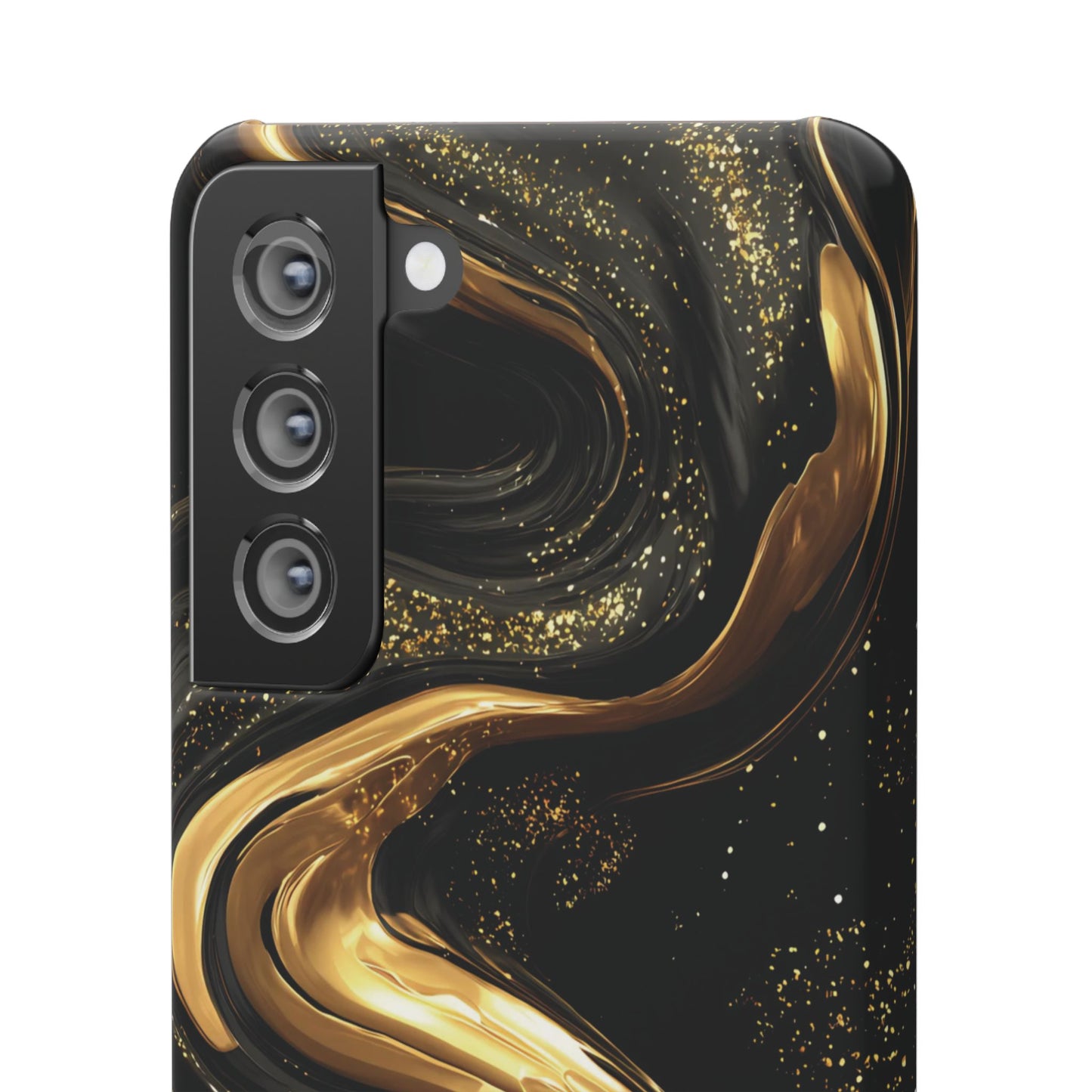 Elegant Gold Swirl Snap Case - Stylish Phone Cover, Modern Accessory, Gift for Her, Luxe Phone Case, Trendy Decor