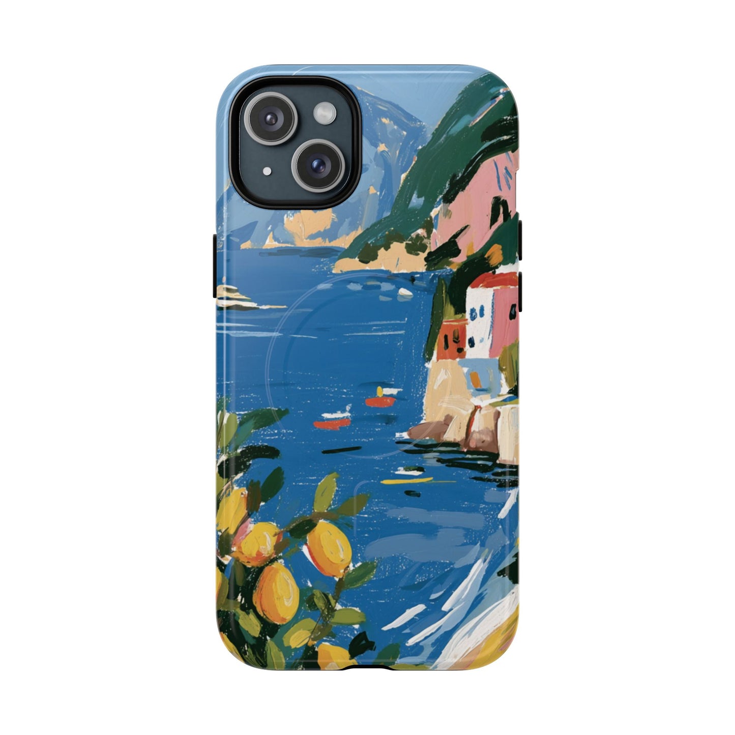 Mediterranean Coastal Phone Case – Tough Magnetic Protective Cover