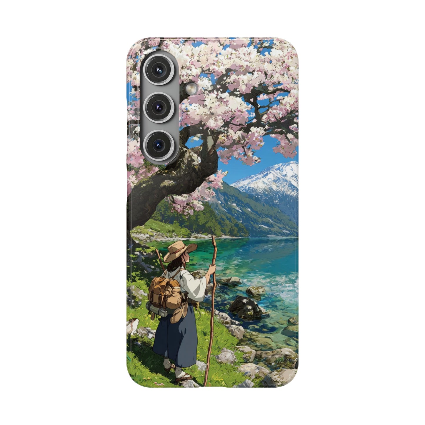Nature-Inspired Snap Cases for Phone Protection, Floral Phone Covers, Cherry Blossom Aesthetic, Gifts for Nature Lovers, Spring Accessories