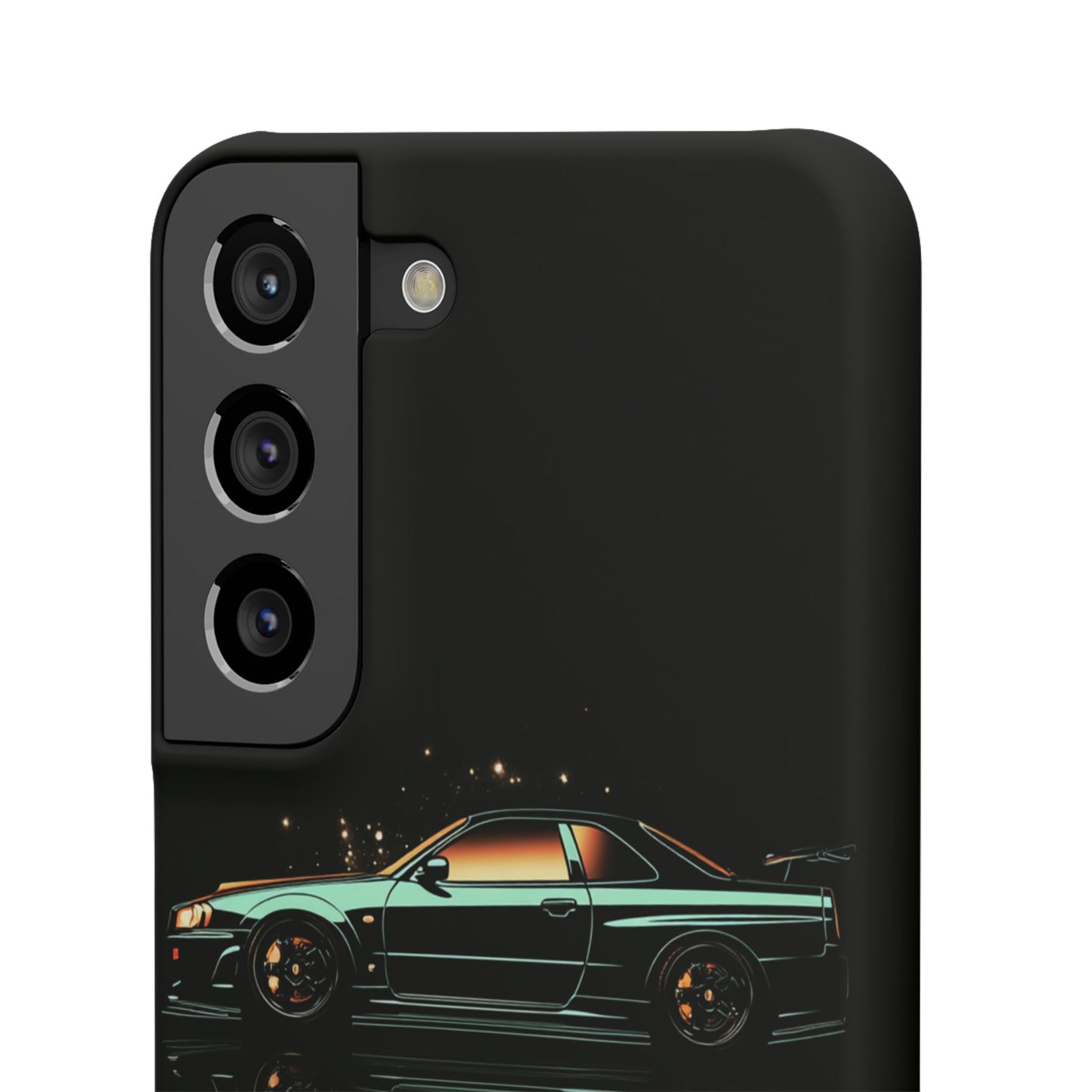 Green Skyleine R34 GTR Art Snap Case and Protective Phone Cover For iPhone and Samsung