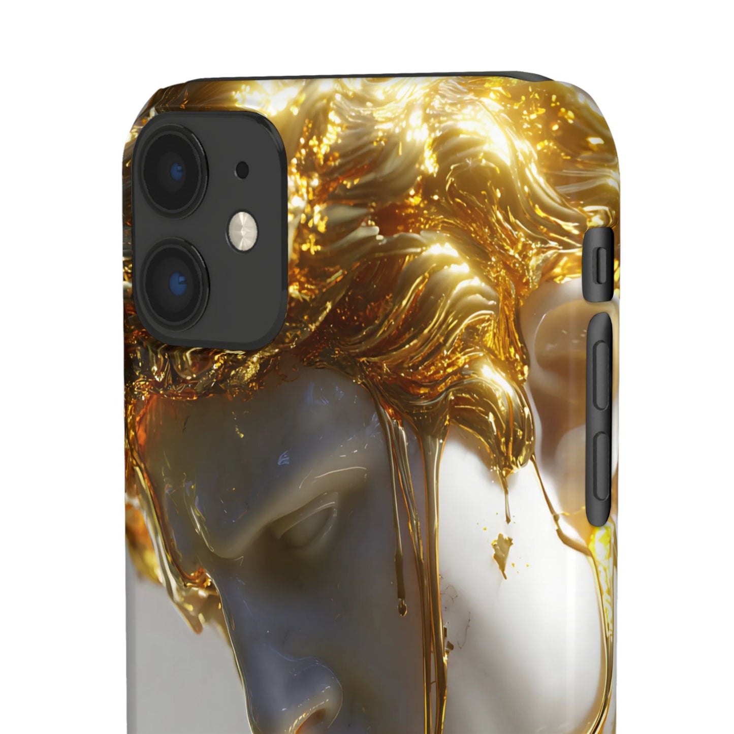 Gold Goddess Art Snap Case, Artistic Phone Cover, Unique Phone Accessory, Gift for Art Lovers, Stylish Protection