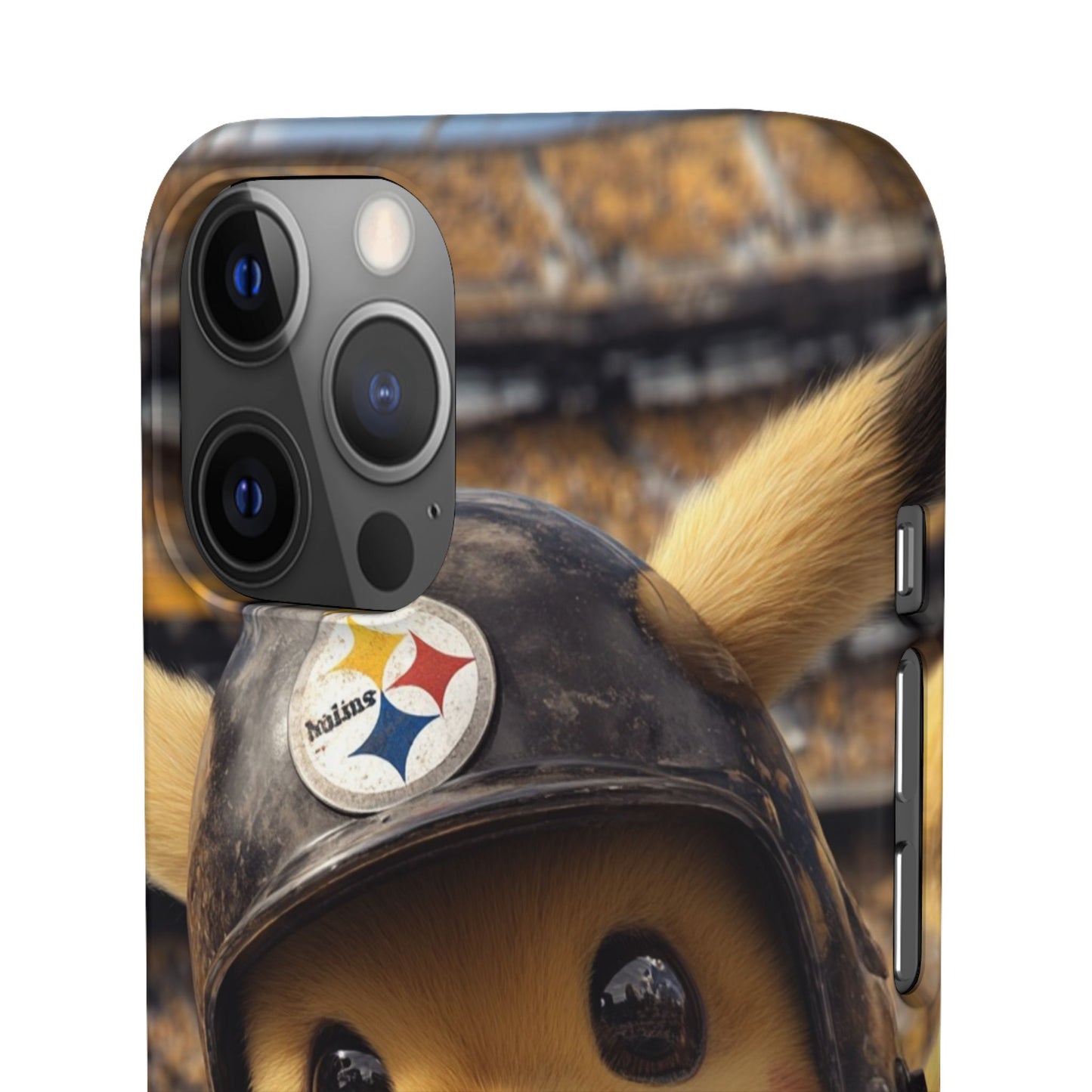 Fun Character Sports Snap Case, Phone Case, Fun Tech Accessory, Cute Gift for Gamers, Football Lovers, Kids.
