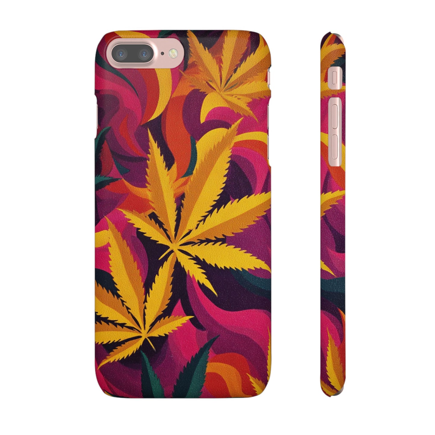 Autumn Vibe Cannabis Snap Case for IPhones and Samsungs Custom