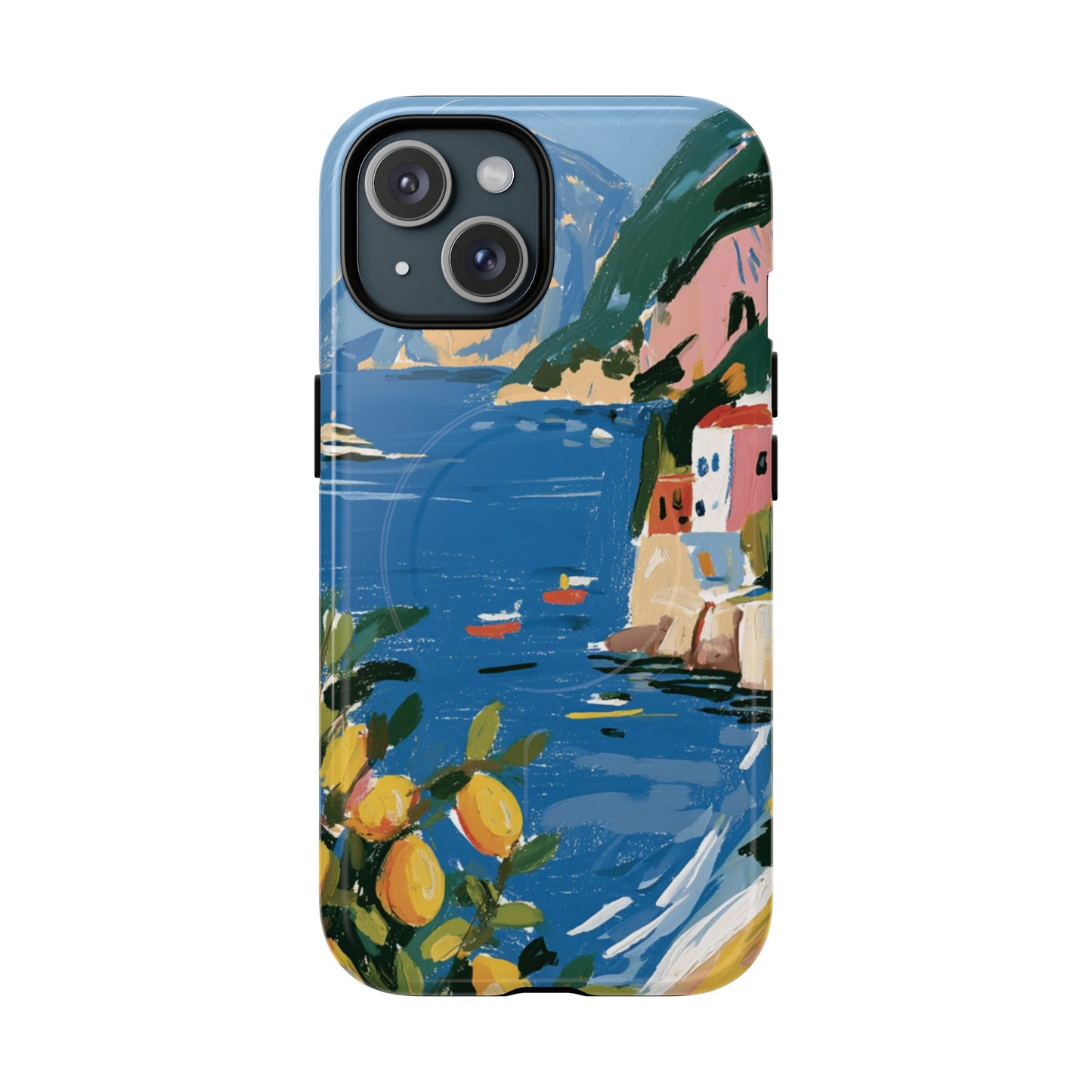 Mediterranean Coastal Phone Case – Tough Magnetic Protective Cover