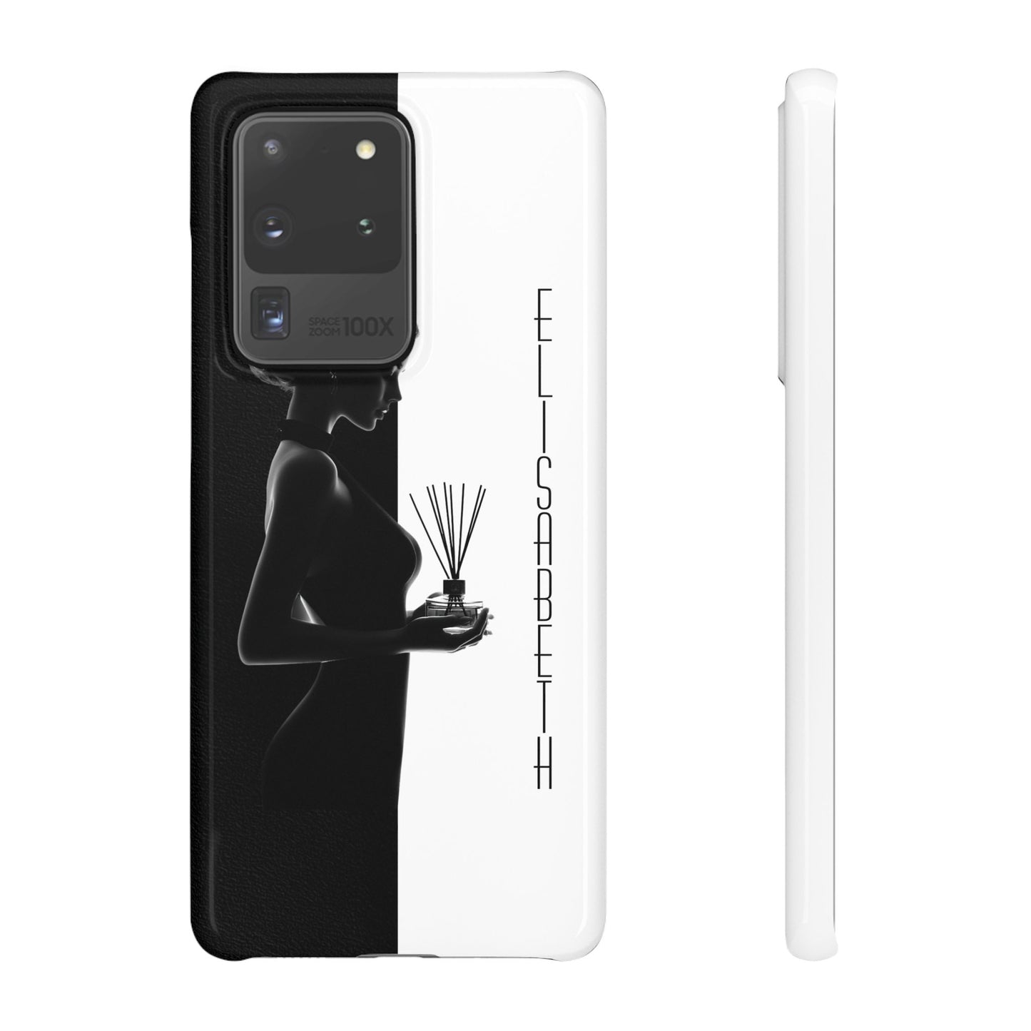 Custom Black and White Snap Case for Women Phone Cover for iPhone and Samsung
