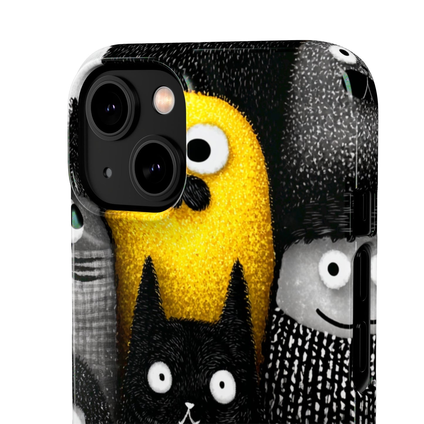 Colorful Character Snap Cases, Cute Phone Cover, Unique Gift for Kids, Fun Accessory, Perfect for Birthdays, Holidays