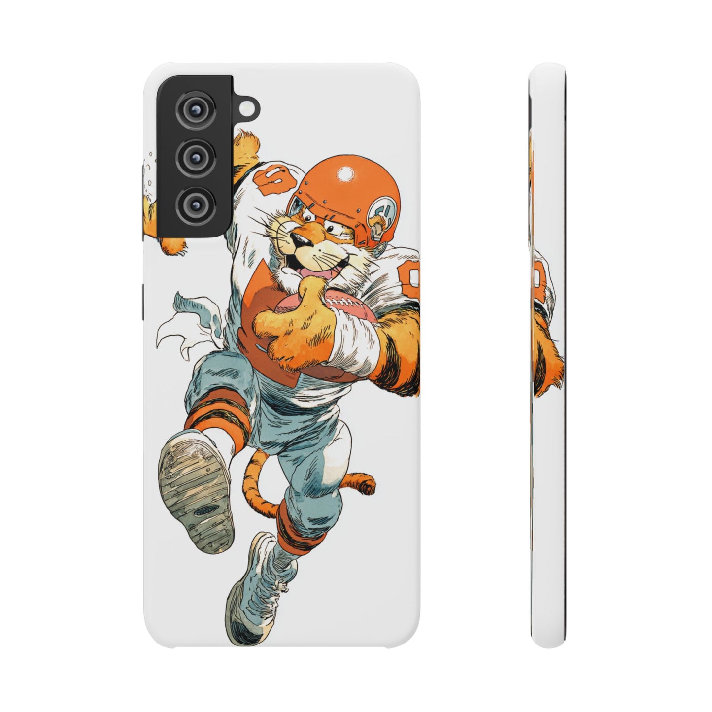 Cincinnati Bengals Snap Cases, Football Fans Phone Case, Tiger Cartoon Art Design, Football Lover Gift, Protective Phone Cover