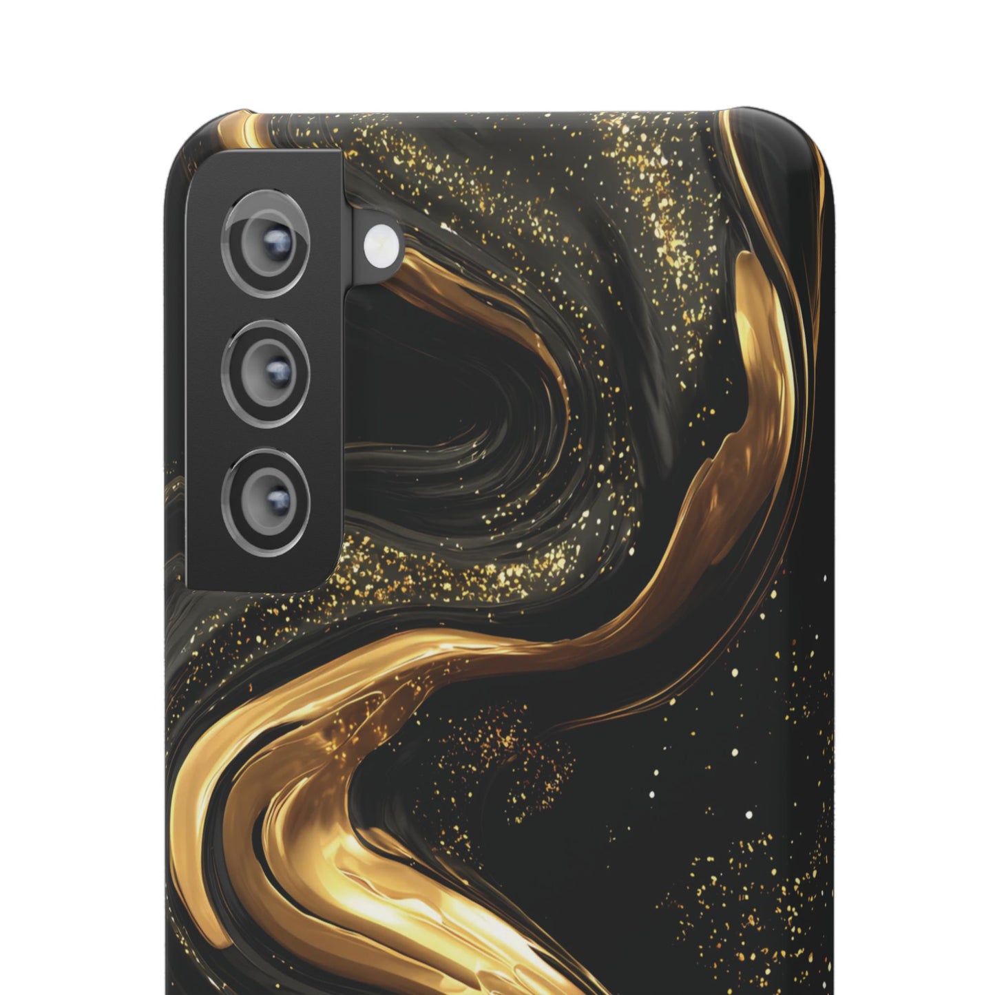 Elegant Gold Swirl Snap Case - Stylish Phone Cover, Modern Accessory, Gift for Her, Luxe Phone Case, Trendy Decor