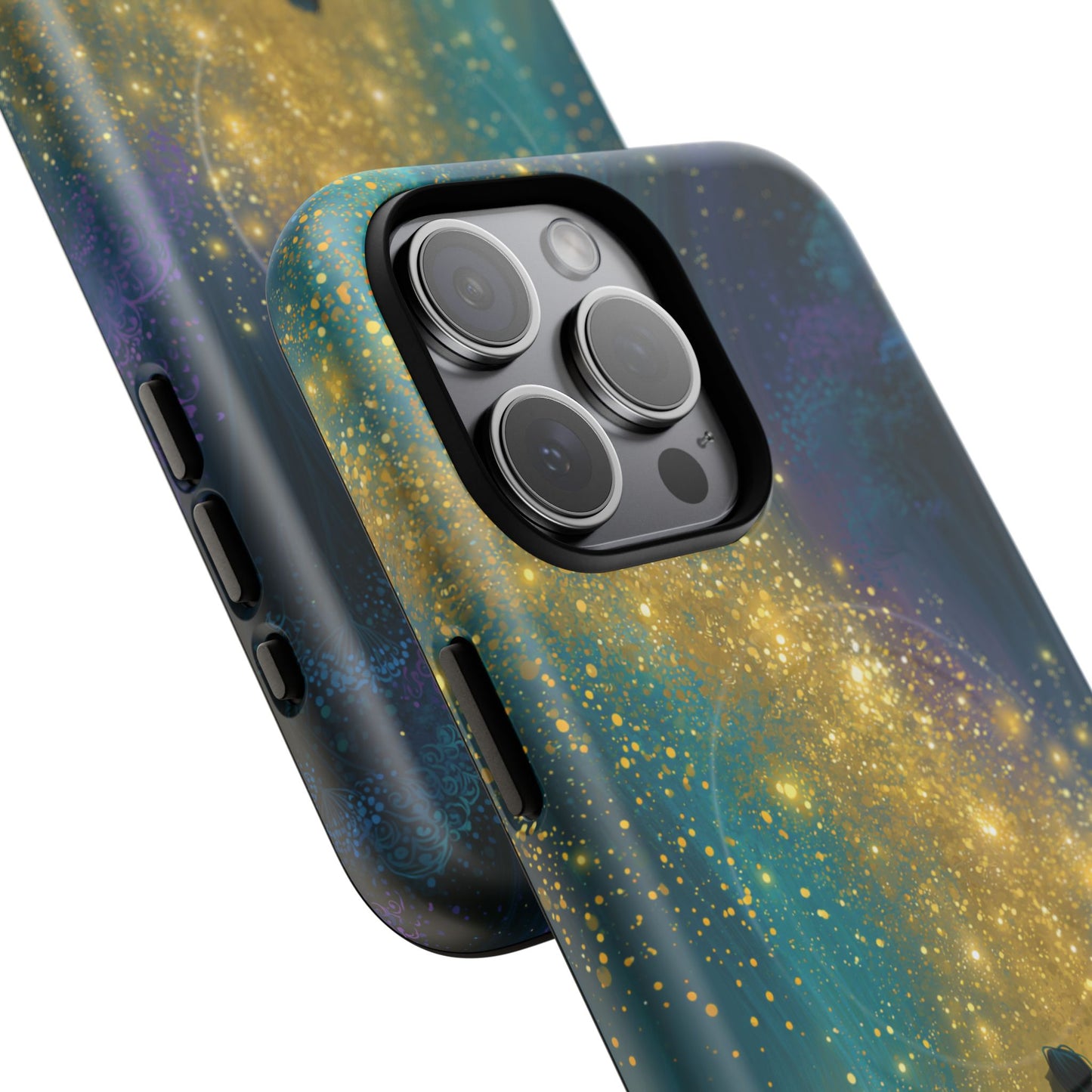 Mystical Nightfall Phone Case — Starry Silhouette Tough Magnetic Case