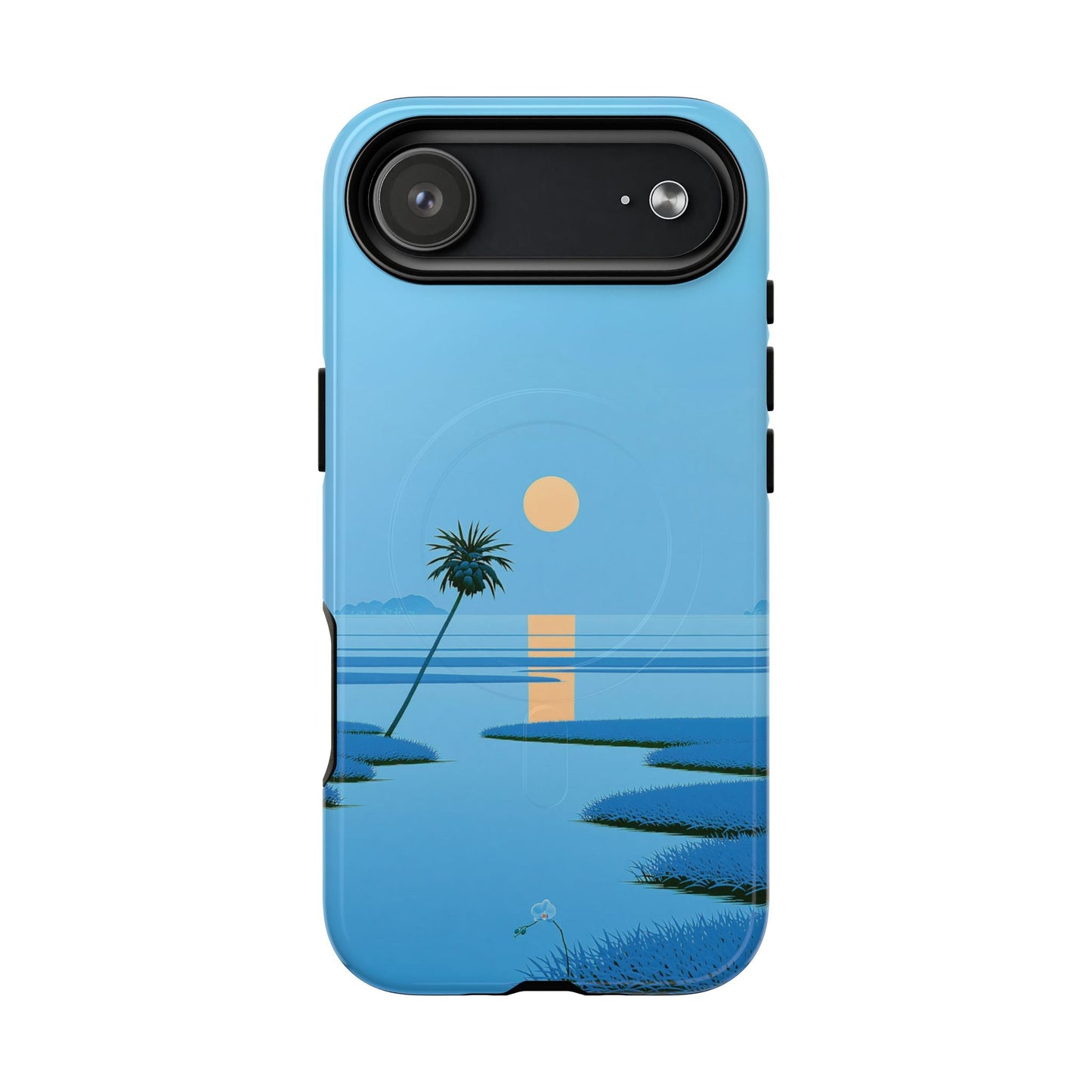 Tough Magnetic Case — Minimal Sunset Palm Phone Cover