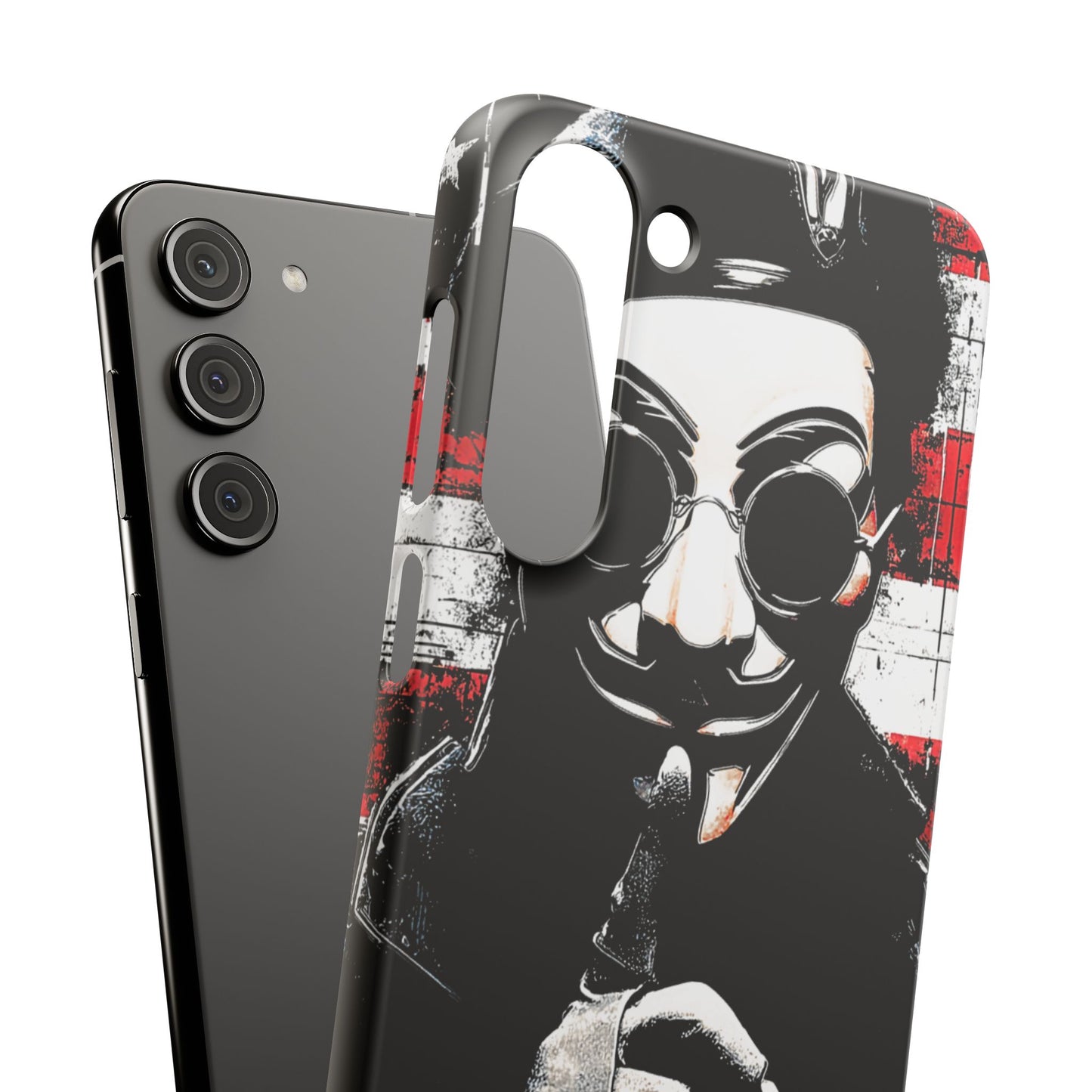 Anonimous & Guy Fawkes Art Snap Case and Protective Phone Cover For iPhone and Samsung