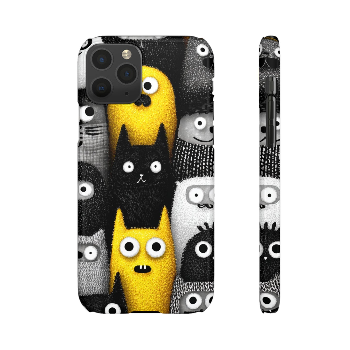 Colorful Character Snap Cases, Cute Phone Cover, Unique Gift for Kids, Fun Accessory, Perfect for Birthdays, Holidays
