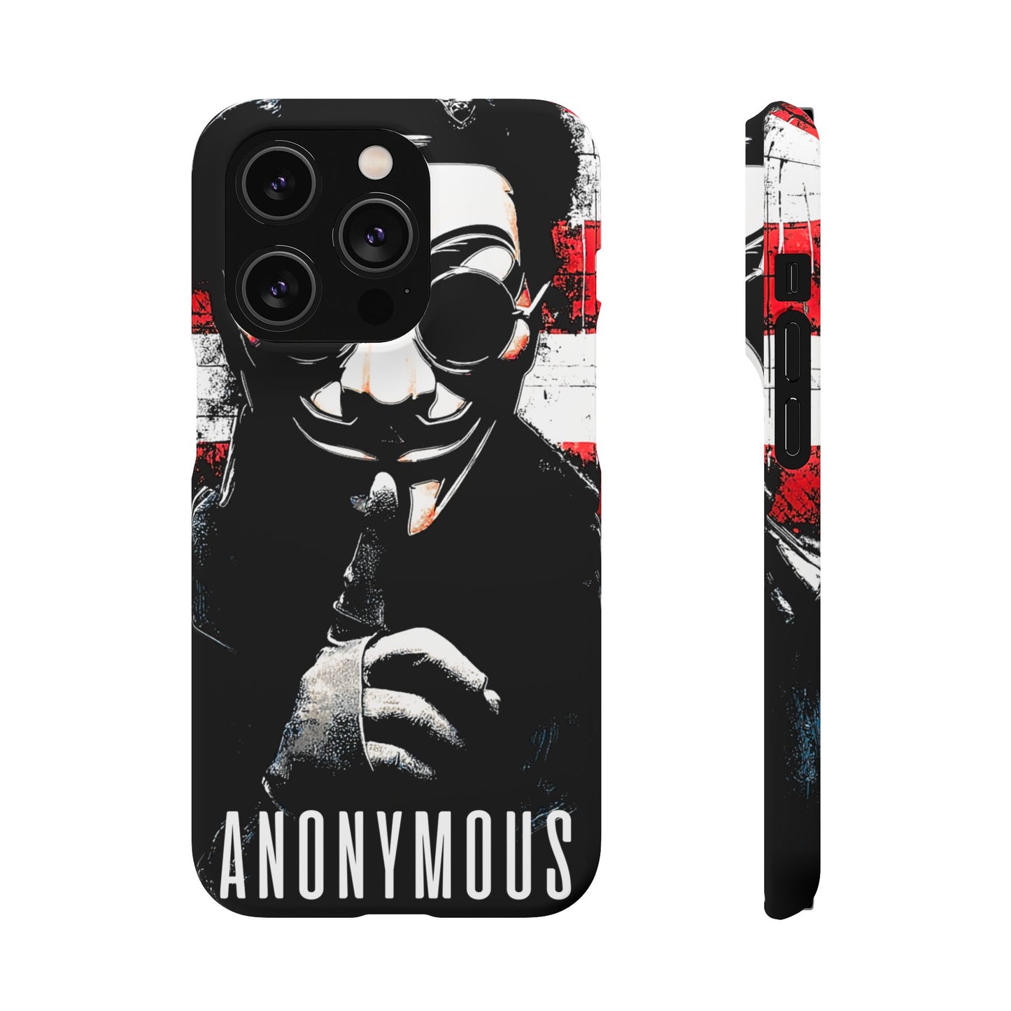 Anonimous & Guy Fawkes Art Snap Case and Protective Phone Cover For iPhone and Samsung