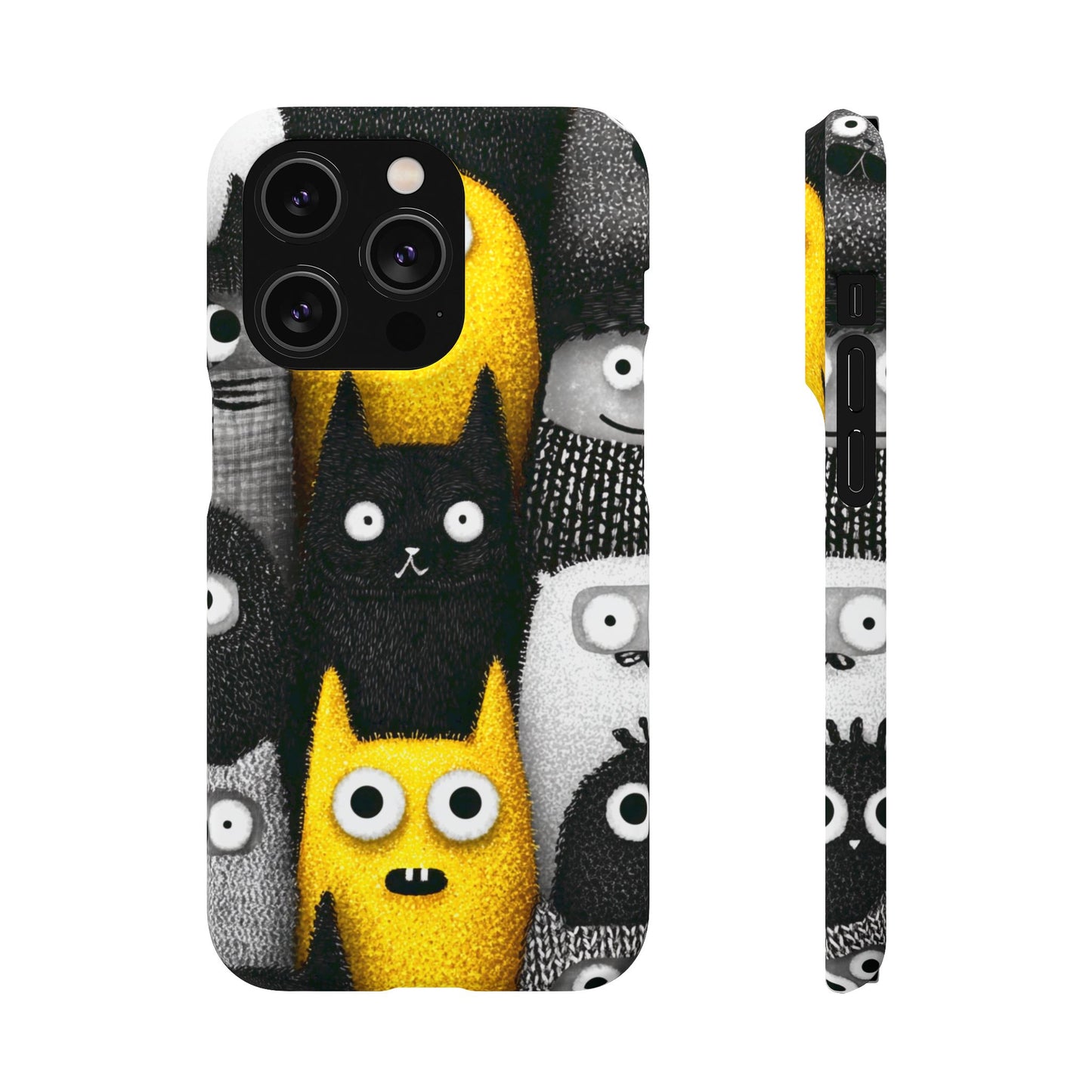 Colorful Character Snap Cases, Cute Phone Cover, Unique Gift for Kids, Fun Accessory, Perfect for Birthdays, Holidays