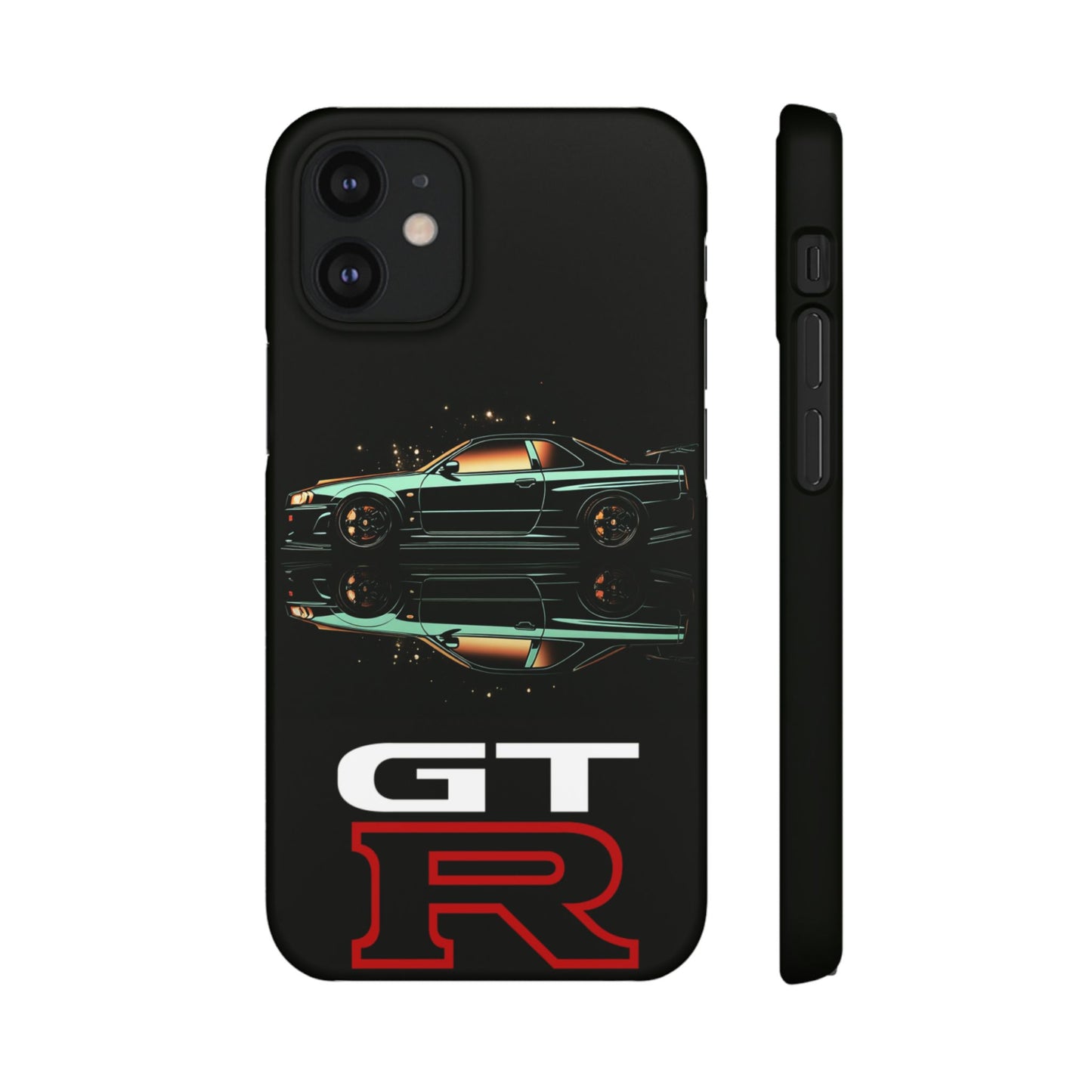 Green Skyleine R34 GTR Art Snap Case and Protective Phone Cover For iPhone and Samsung