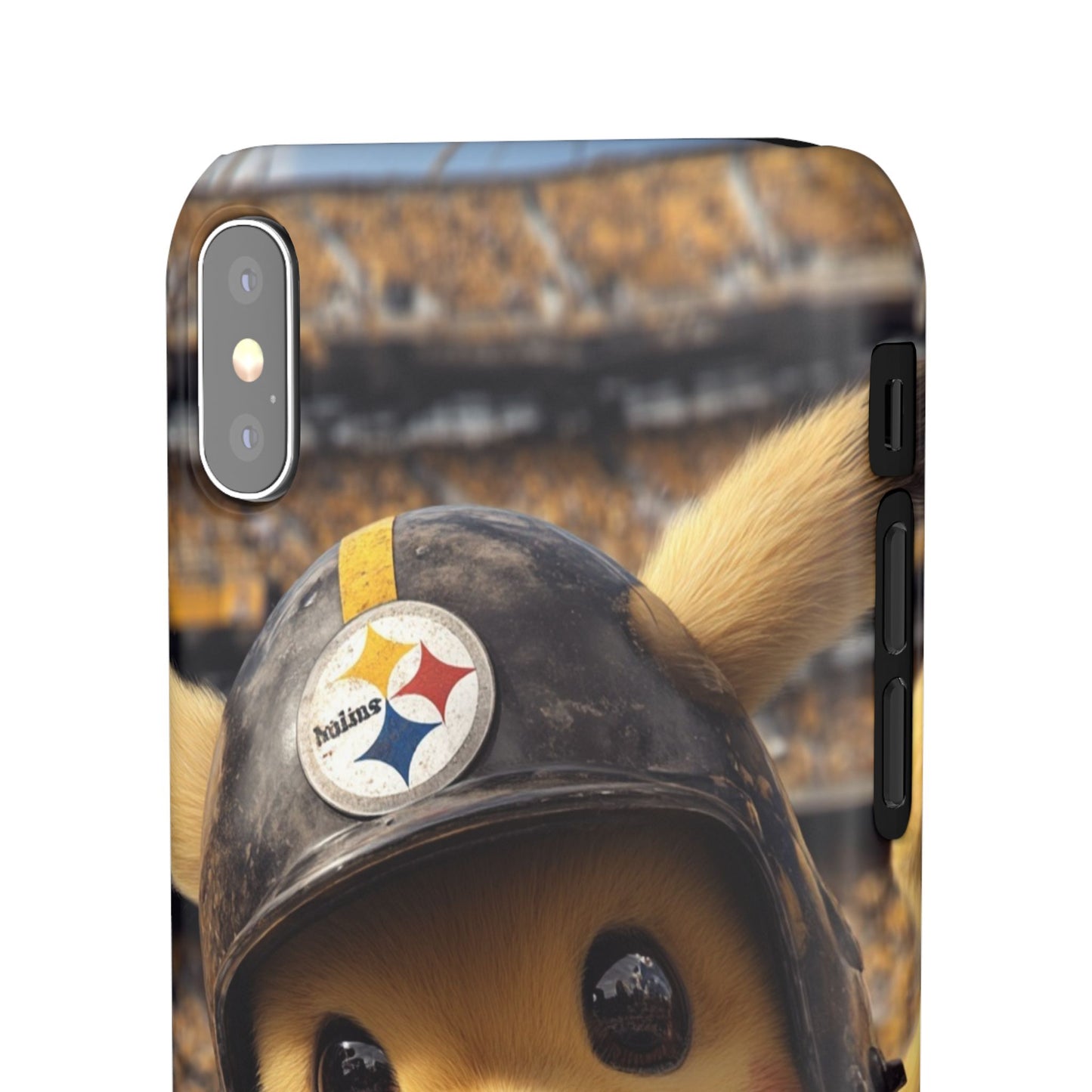Fun Character Sports Snap Case, Phone Case, Fun Tech Accessory, Cute Gift for Gamers, Football Lovers, Kids.