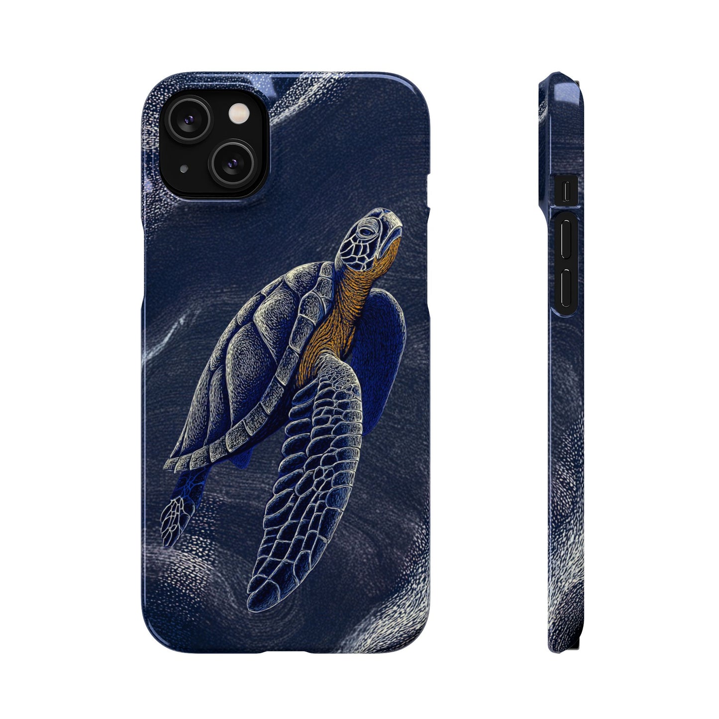 Marine Turtle Snap Case for Nature Lovers Phone Covers For Iphones and Samsungs Customization