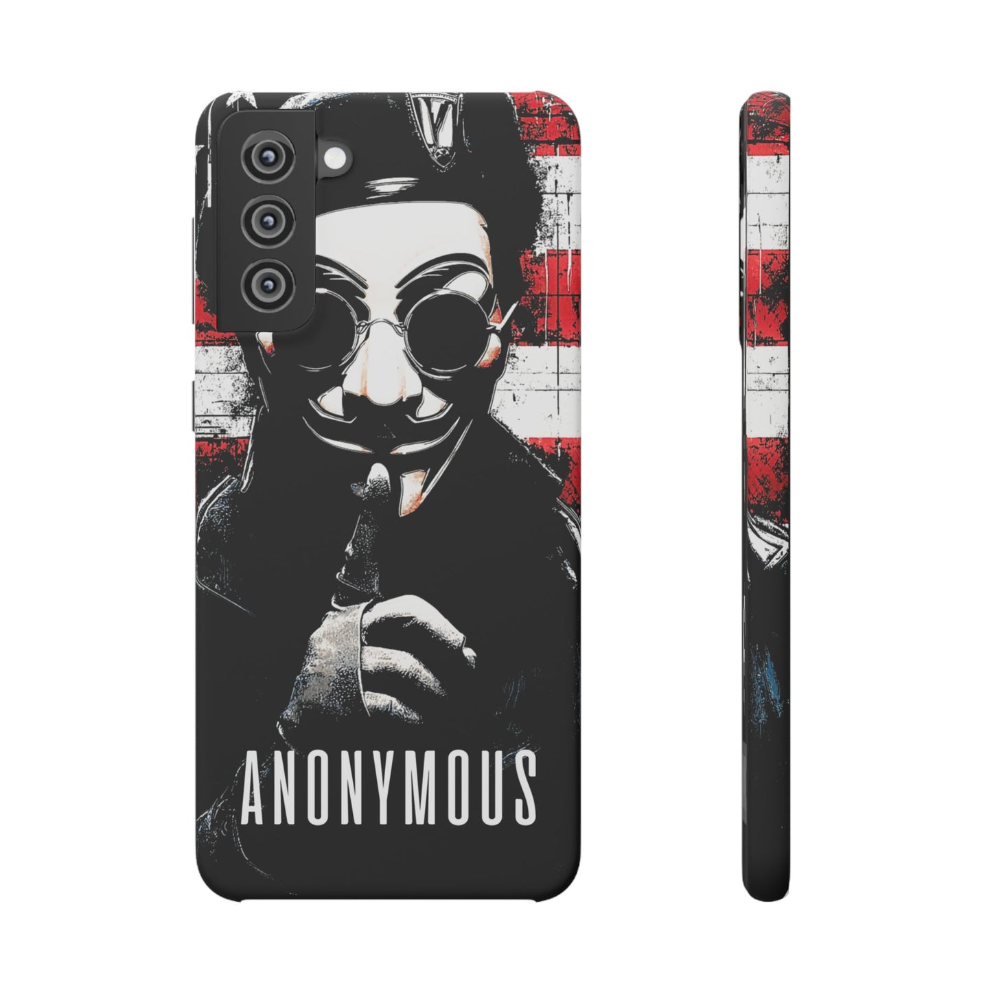 Anonimous & Guy Fawkes Art Snap Case and Protective Phone Cover For iPhone and Samsung