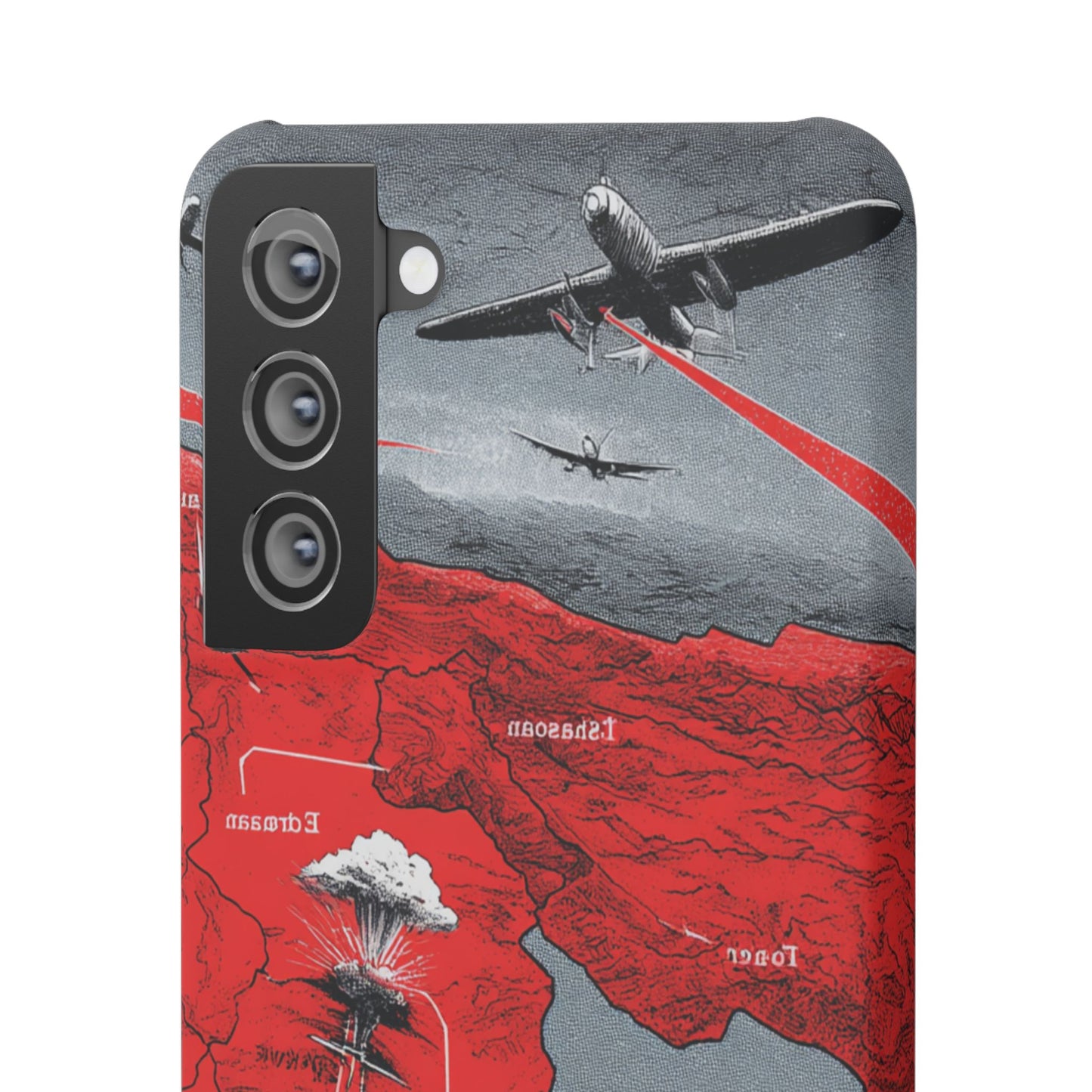 Bold Graphic Snap Case with Dramatic Design, Unique Phone Cover, Artistic Protection for iPhone, Trendy Gadget Gift, Edgy Tech Accessory