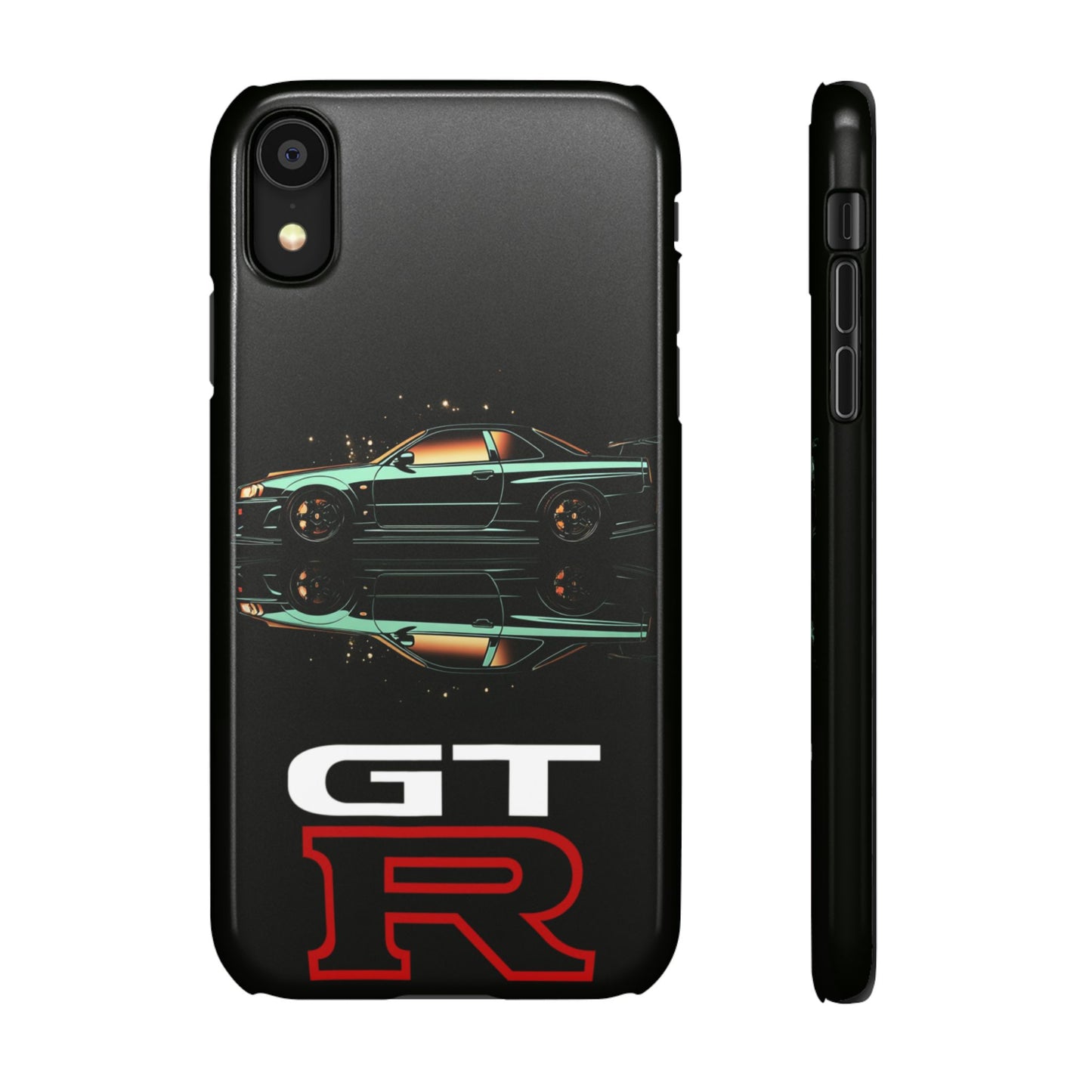 Green Skyleine R34 GTR Art Snap Case and Protective Phone Cover For iPhone and Samsung
