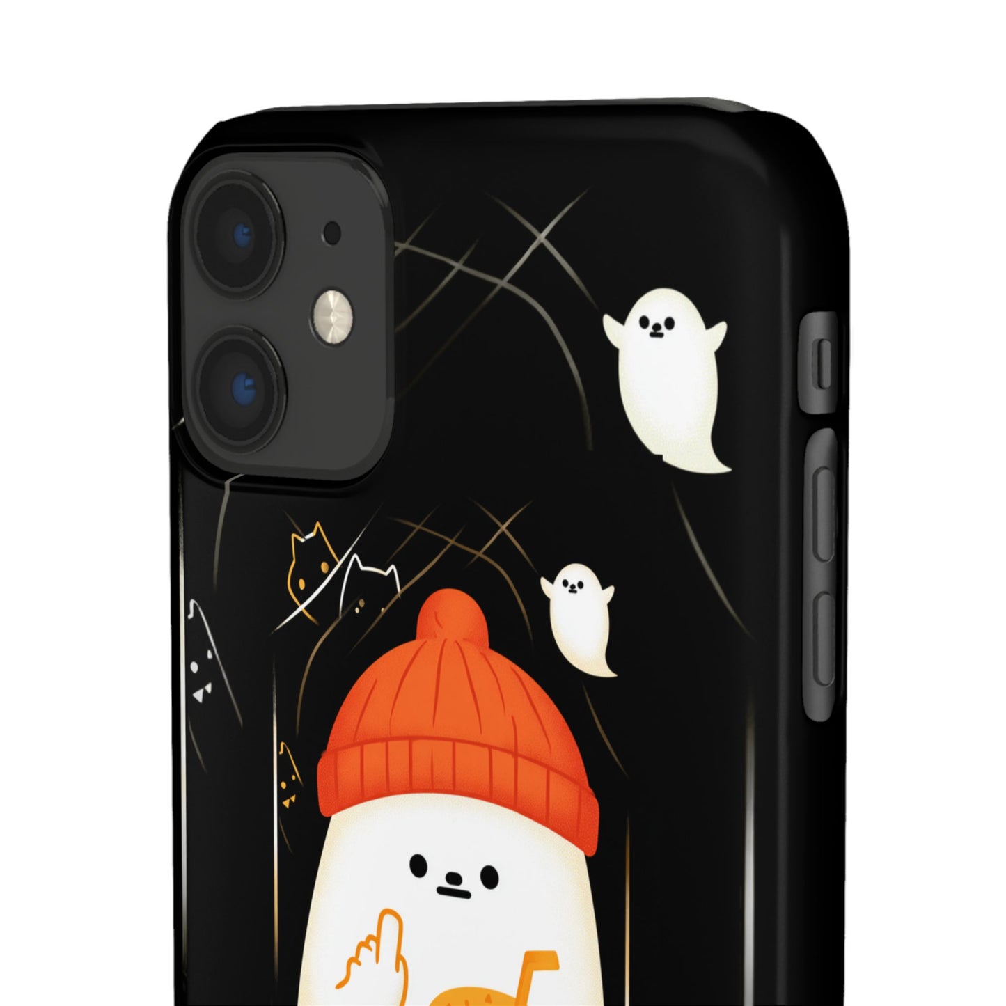 Spook You Halloween Ghost Snap Case Kawaii Protective Phone Cover for iPhone and Samsung