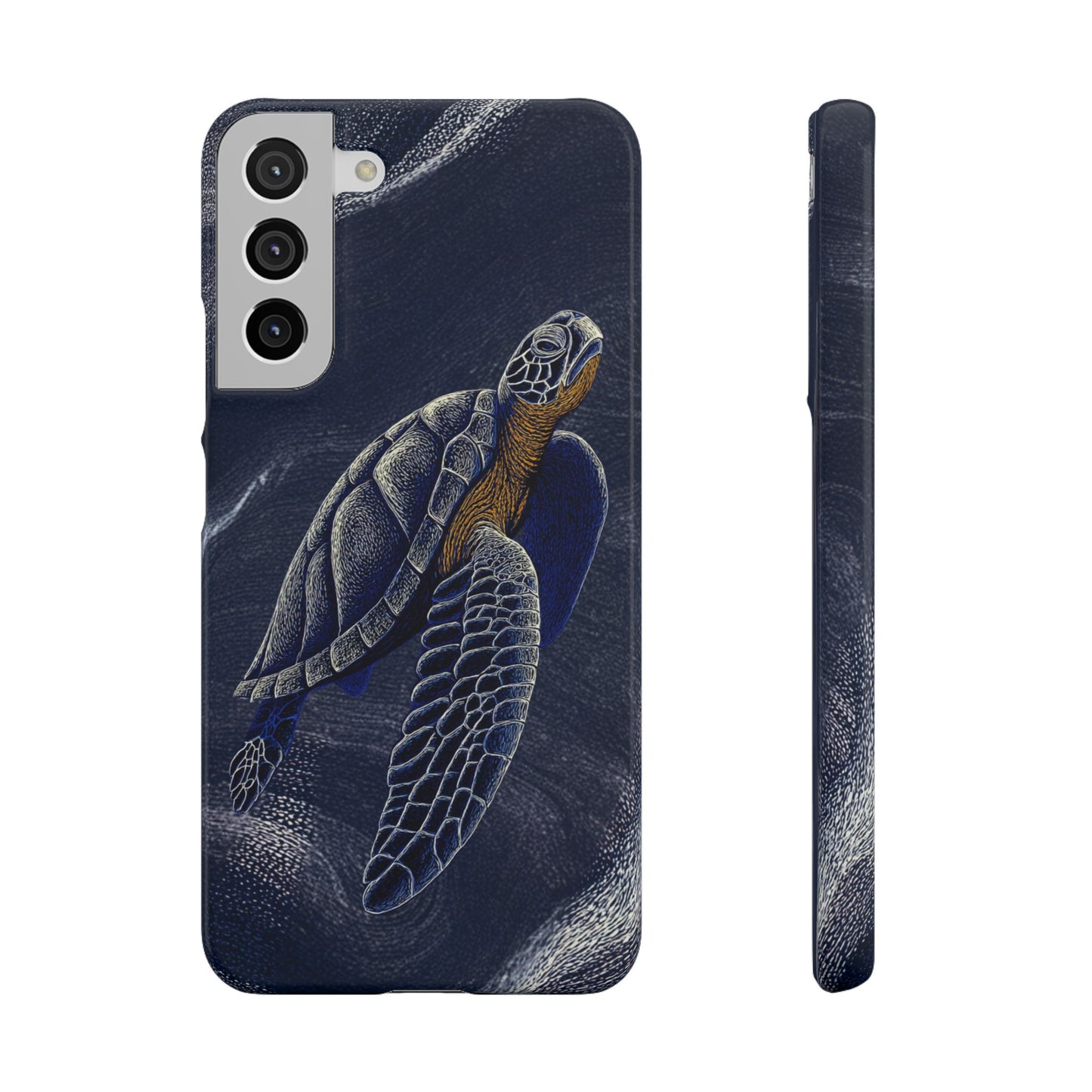 Marine Turtle Snap Case for Nature Lovers Phone Covers For Iphones and Samsungs Customization