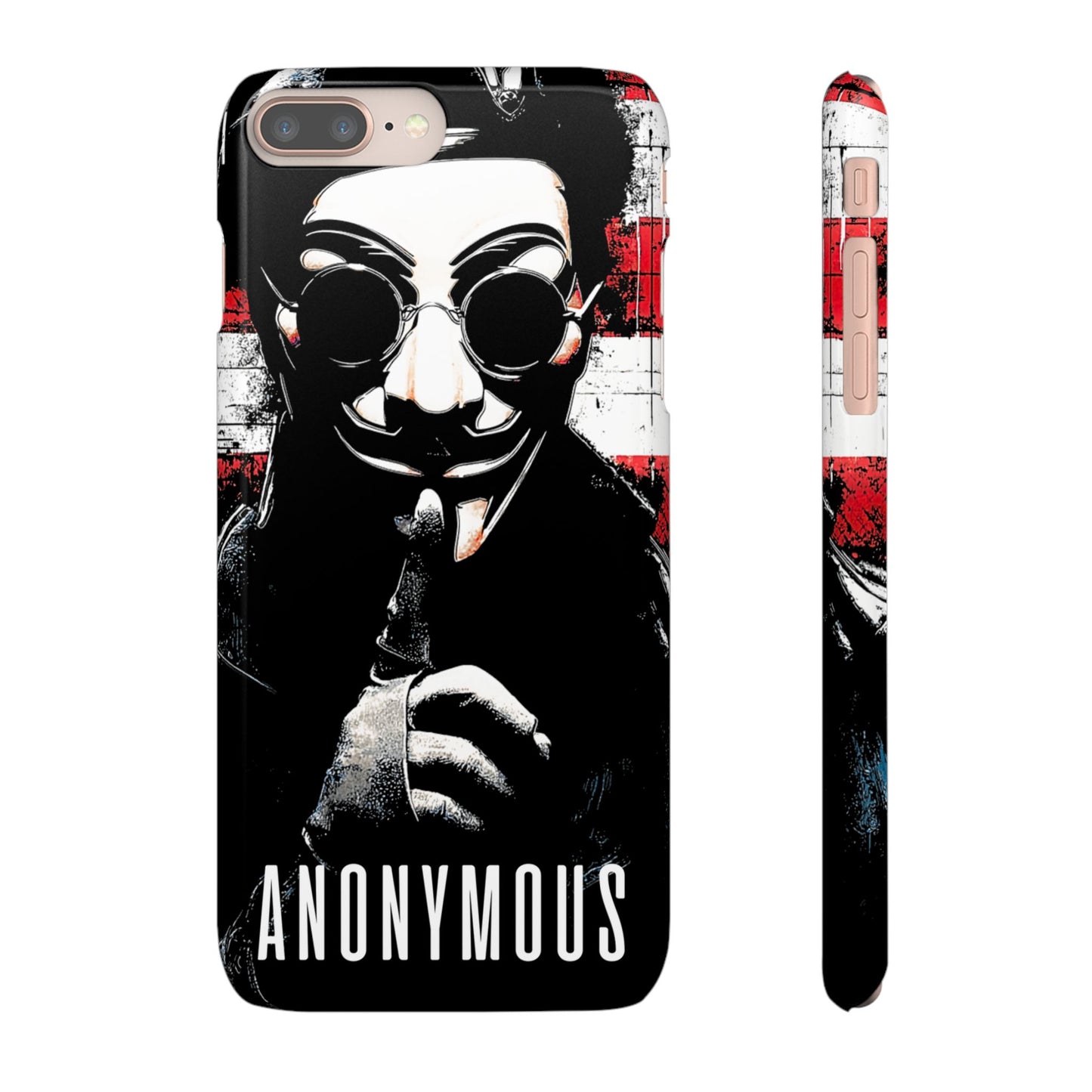 Anonimous & Guy Fawkes Art Snap Case and Protective Phone Cover For iPhone and Samsung