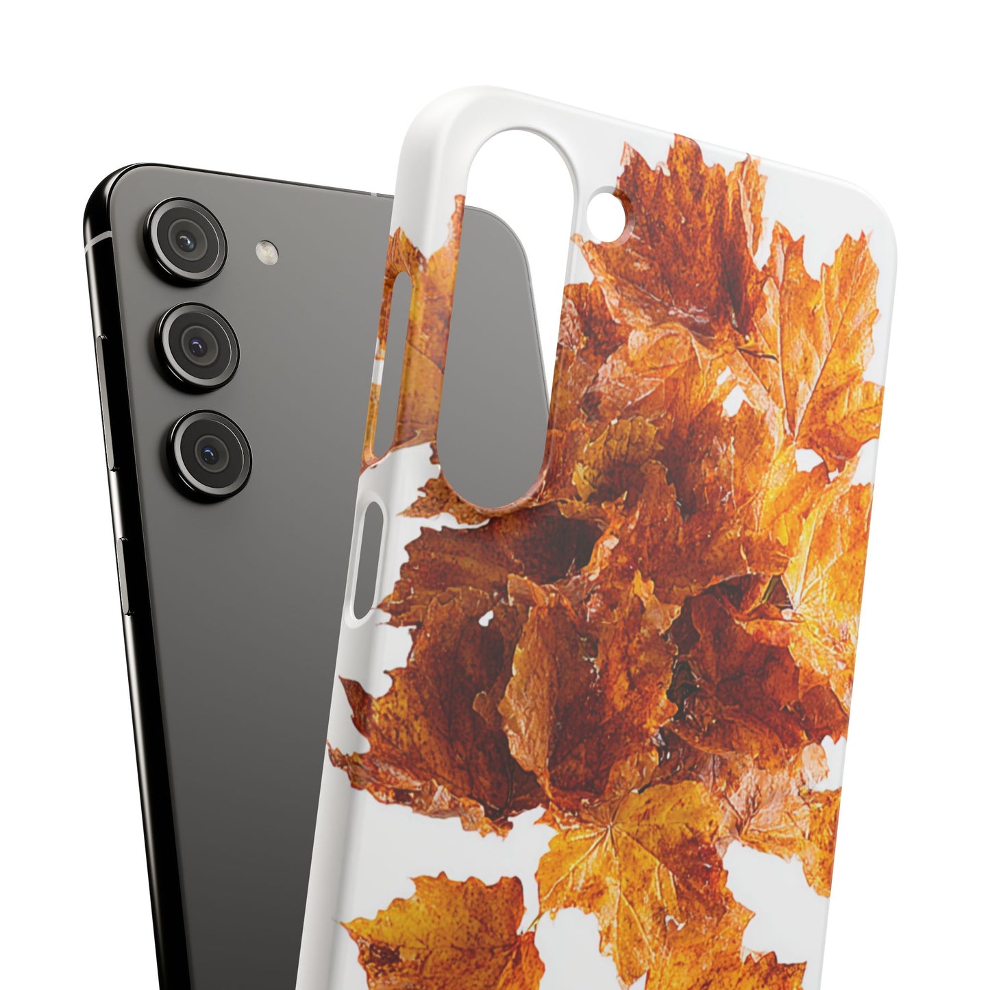 Autumn Leaf Phone Case | Fall Snap Cases, Phone Accessories, Nature Lover Gift, Seasonal Decor, Cozy Fall Vibes