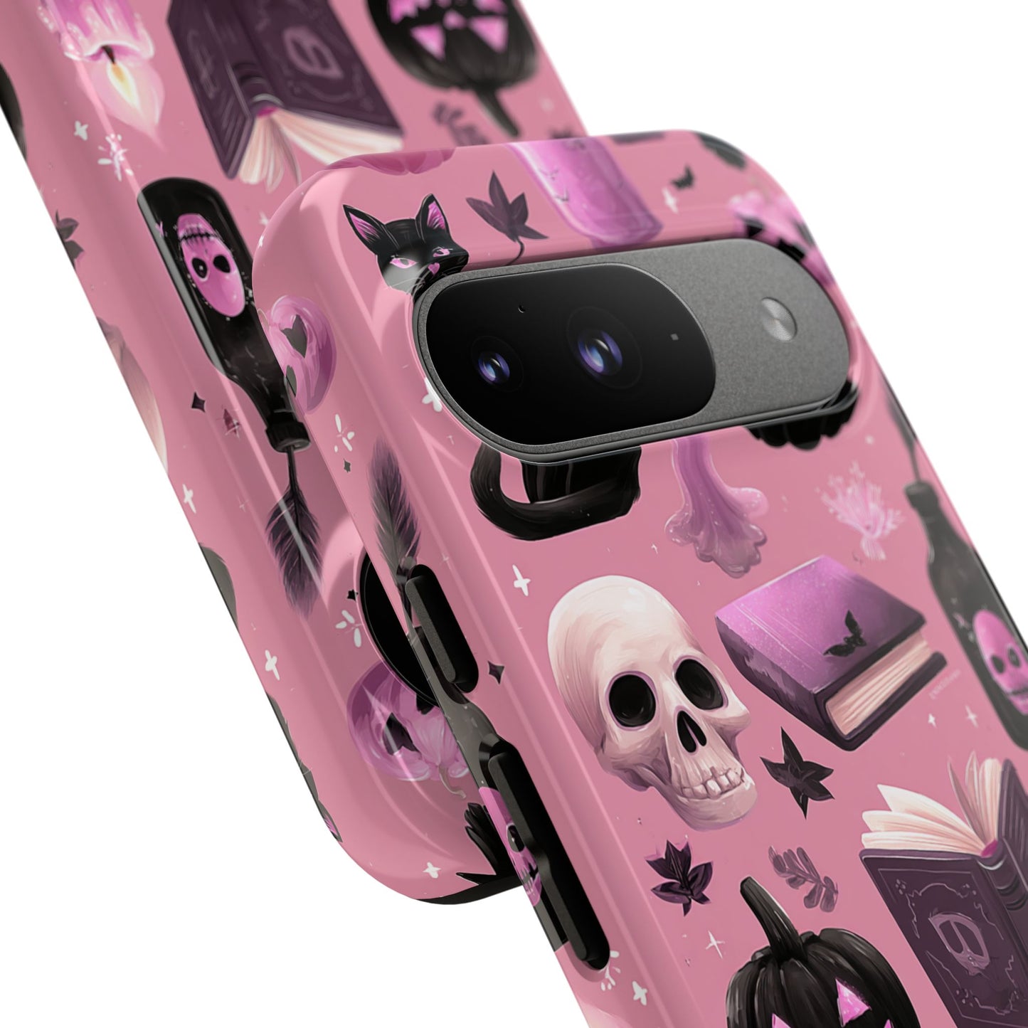 Spooky Phone Case - Halloween Design, Cute Costume Accessory, Fall Decor, Gift for Cat Lovers, Witchy Vibes, Trick or Treat
