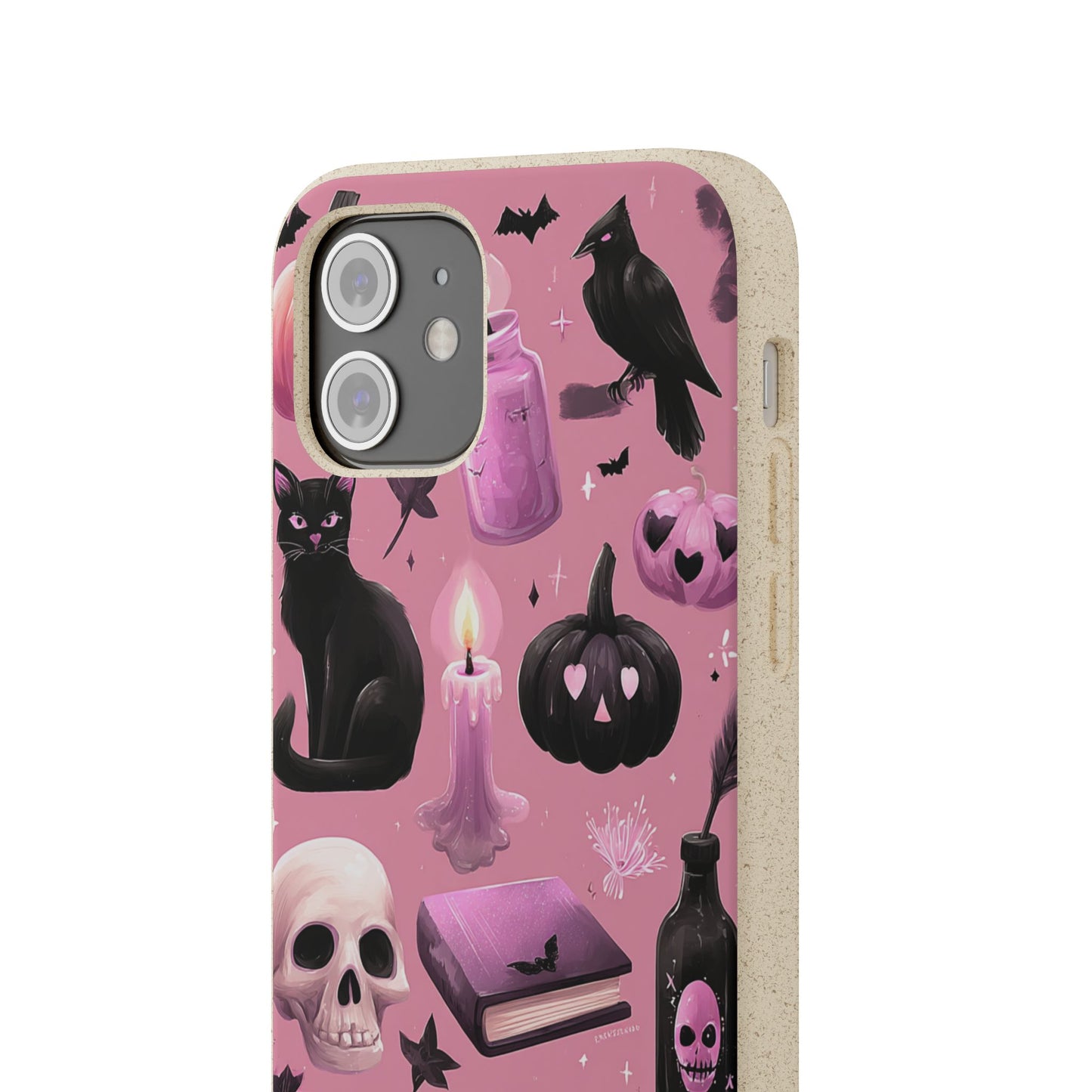 Halloween-Inspired Biodegradable Phone Case, Eco-Friendly Cell Phone Cover, Cute Goth Aesthetic Gift, Sustainable Halloween Decor, [...]