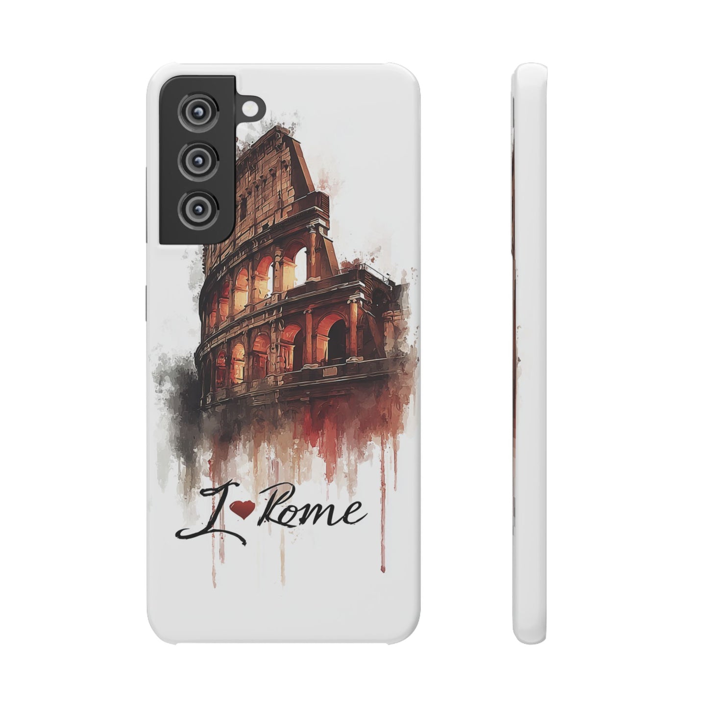 I Love Rome Snap Cases, Urban Phone Covers, Travel Accessories, Gift for Travelers, City Love Merch