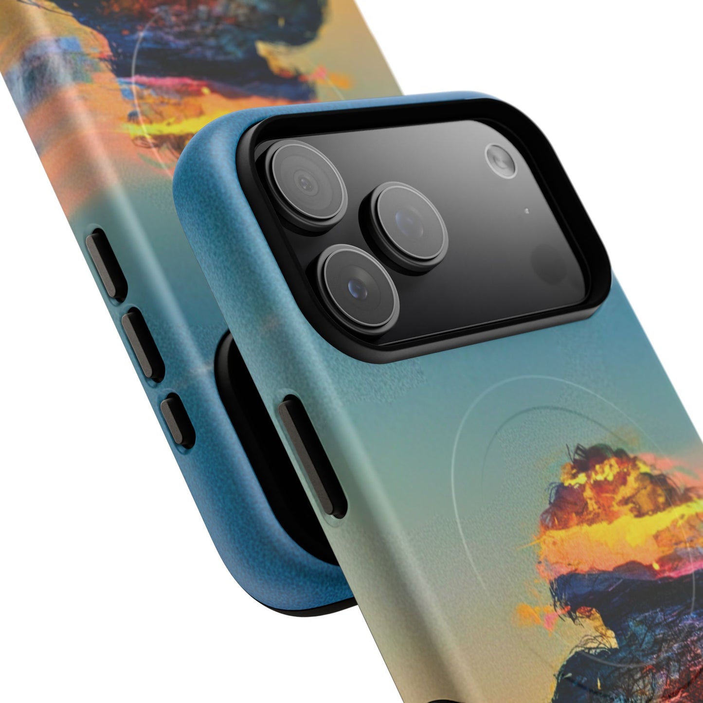 Abstract Sunset Silhouette Tough Magnetic Phone Case