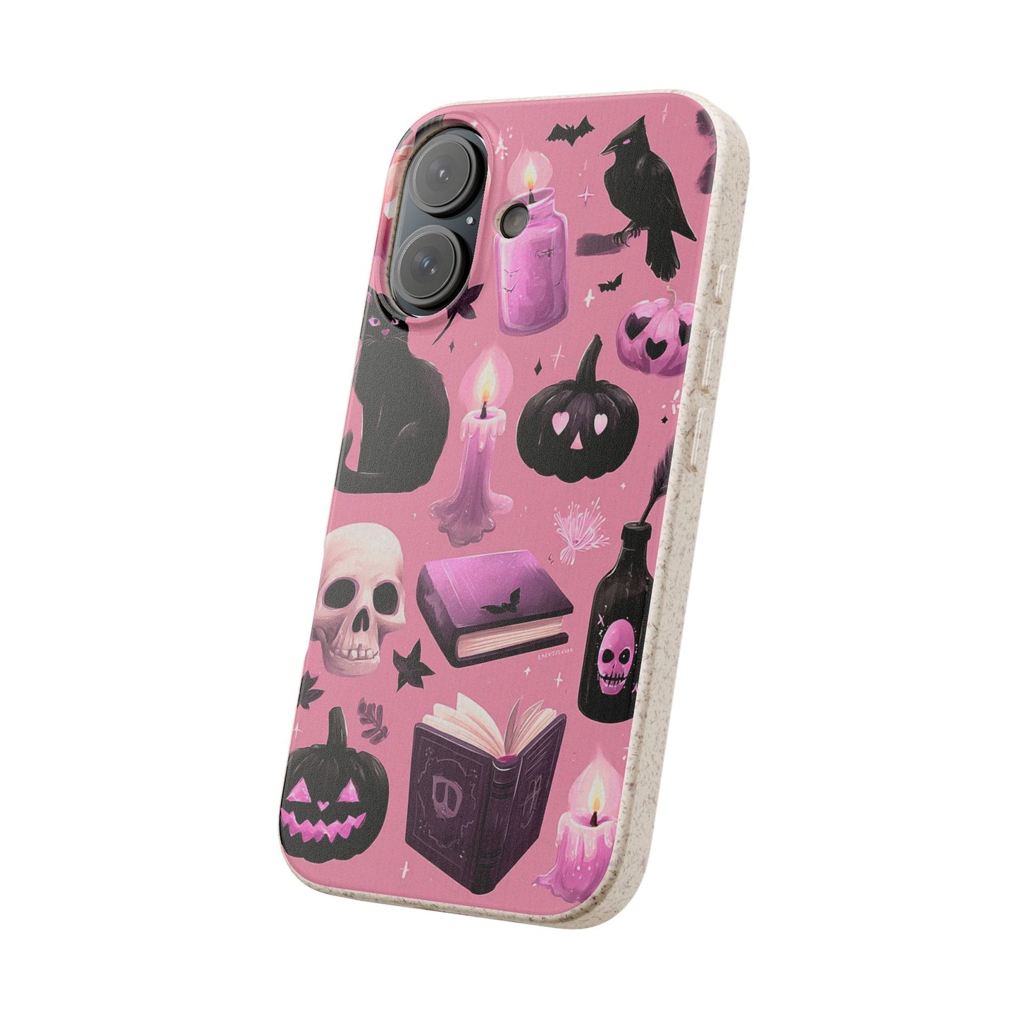 Halloween-Inspired Biodegradable Phone Case, Eco-Friendly Cell Phone Cover, Cute Goth Aesthetic Gift, Sustainable Halloween Decor, [...]