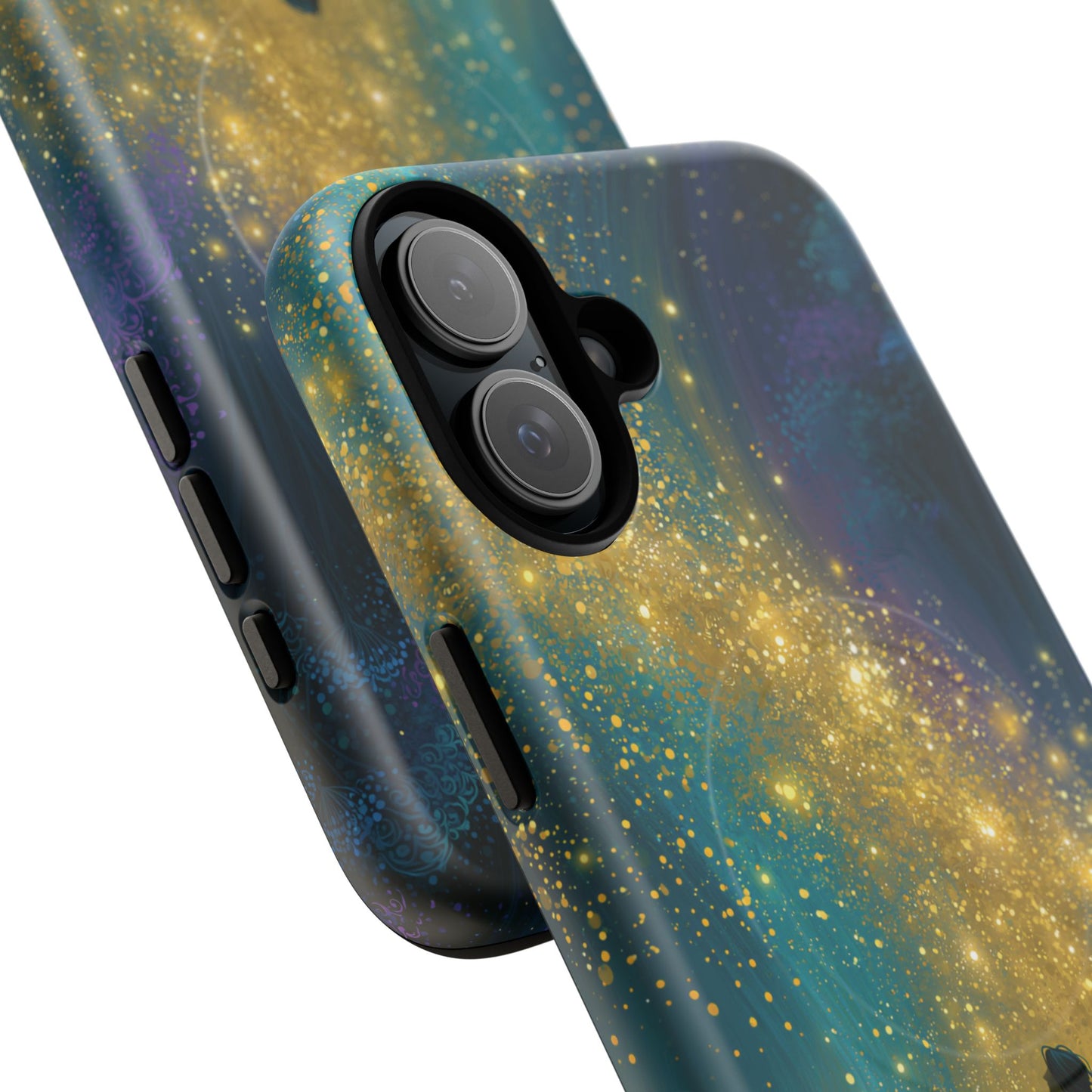 Mystical Nightfall Phone Case — Starry Silhouette Tough Magnetic Case