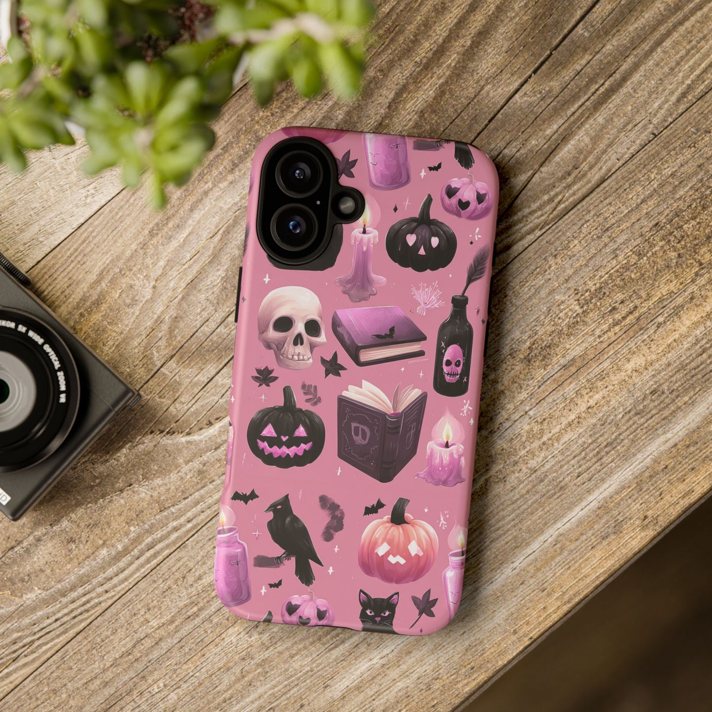 Spooky Phone Case - Halloween Design, Cute Costume Accessory, Fall Decor, Gift for Cat Lovers, Witchy Vibes, Trick or Treat