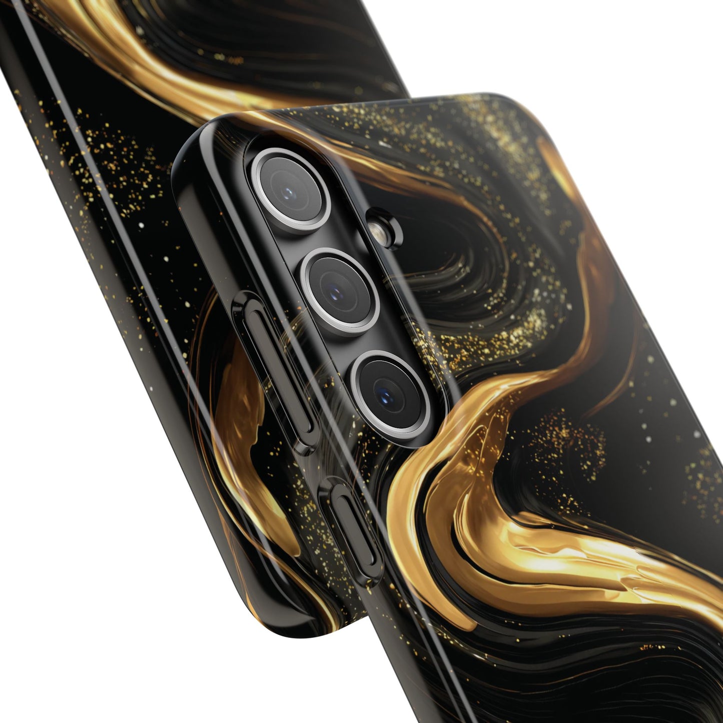 Elegant Gold Swirl Snap Case - Stylish Phone Cover, Modern Accessory, Gift for Her, Luxe Phone Case, Trendy Decor