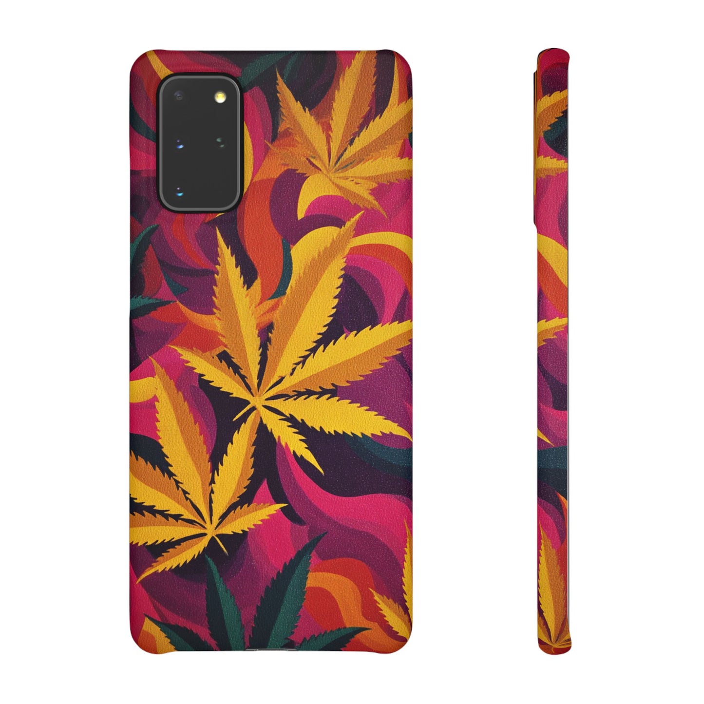 Autumn Vibe Cannabis Snap Case for IPhones and Samsungs Custom