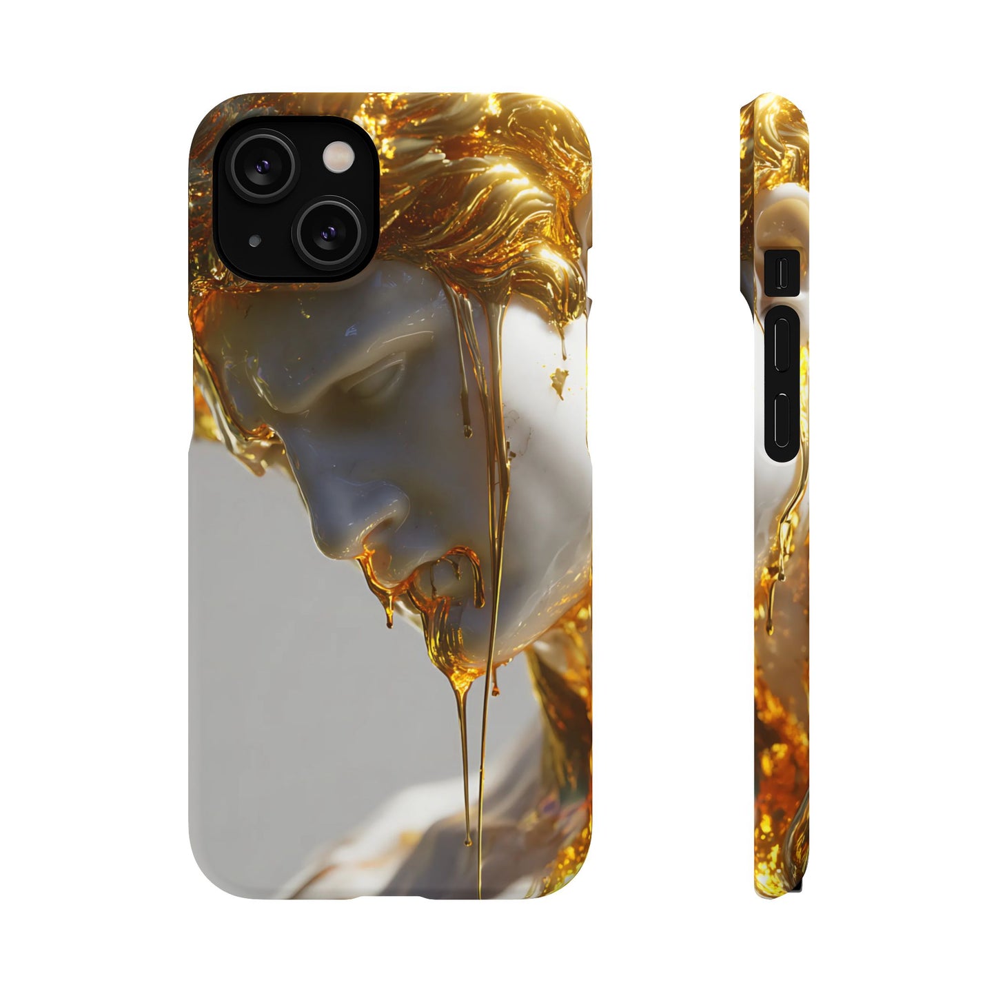 Gold Goddess Art Snap Case, Artistic Phone Cover, Unique Phone Accessory, Gift for Art Lovers, Stylish Protection