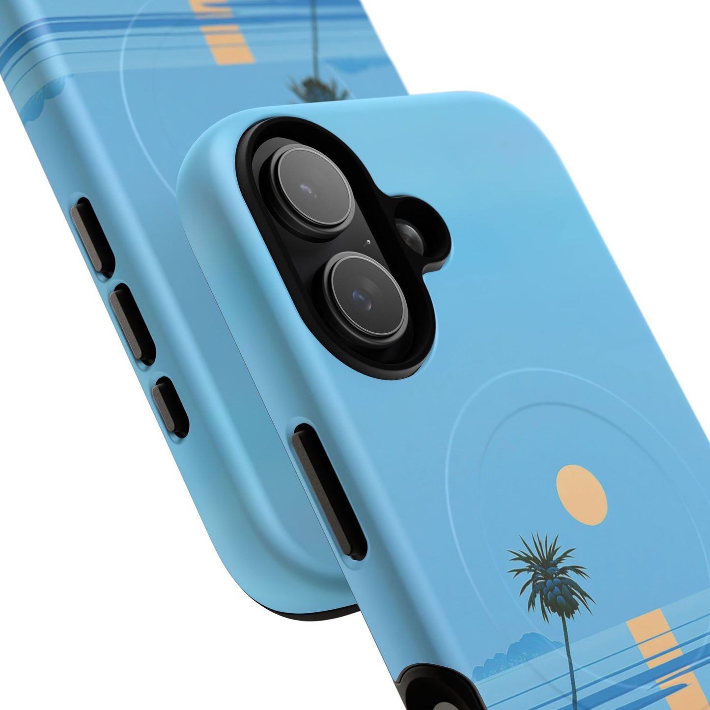 Tough Magnetic Case — Minimal Sunset Palm Phone Cover