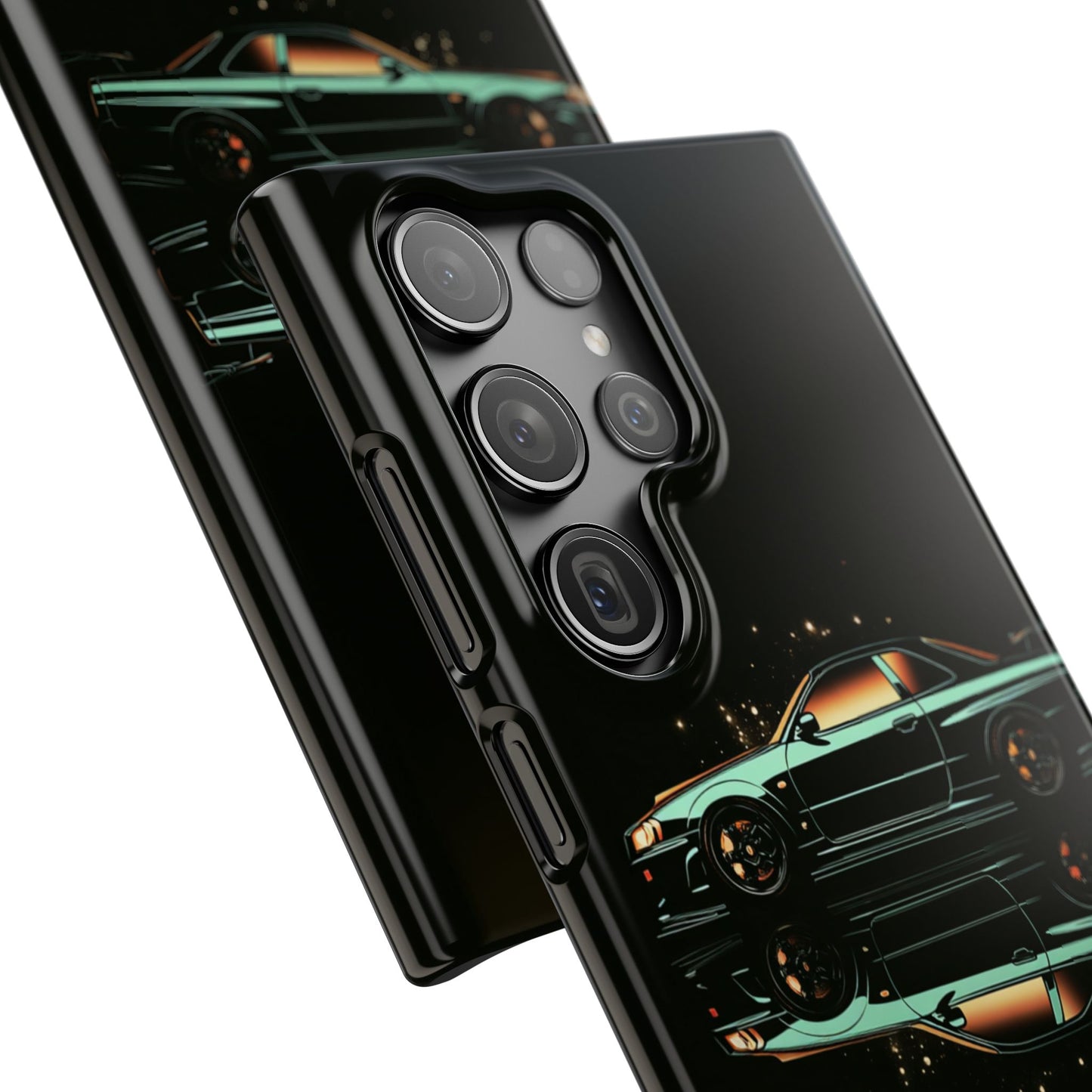 Green Skyleine R34 GTR Art Snap Case and Protective Phone Cover For iPhone and Samsung