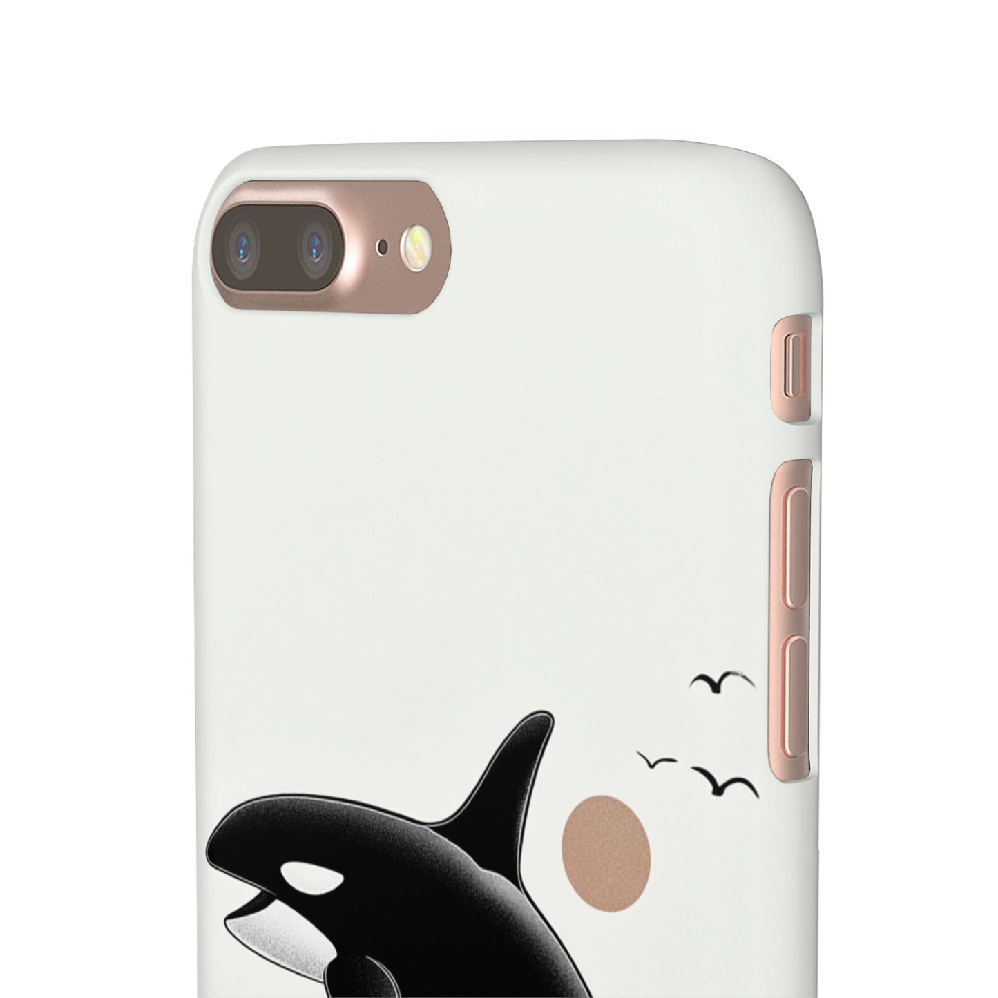 Whale Splash Phone Case | Ocean Lover Gift, Marine Art, Snap Cases, Cute Whale Design, Custom Phone Accessories