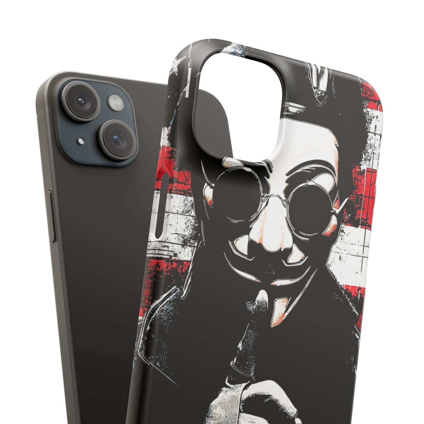 Anonimous & Guy Fawkes Art Snap Case and Protective Phone Cover For iPhone and Samsung