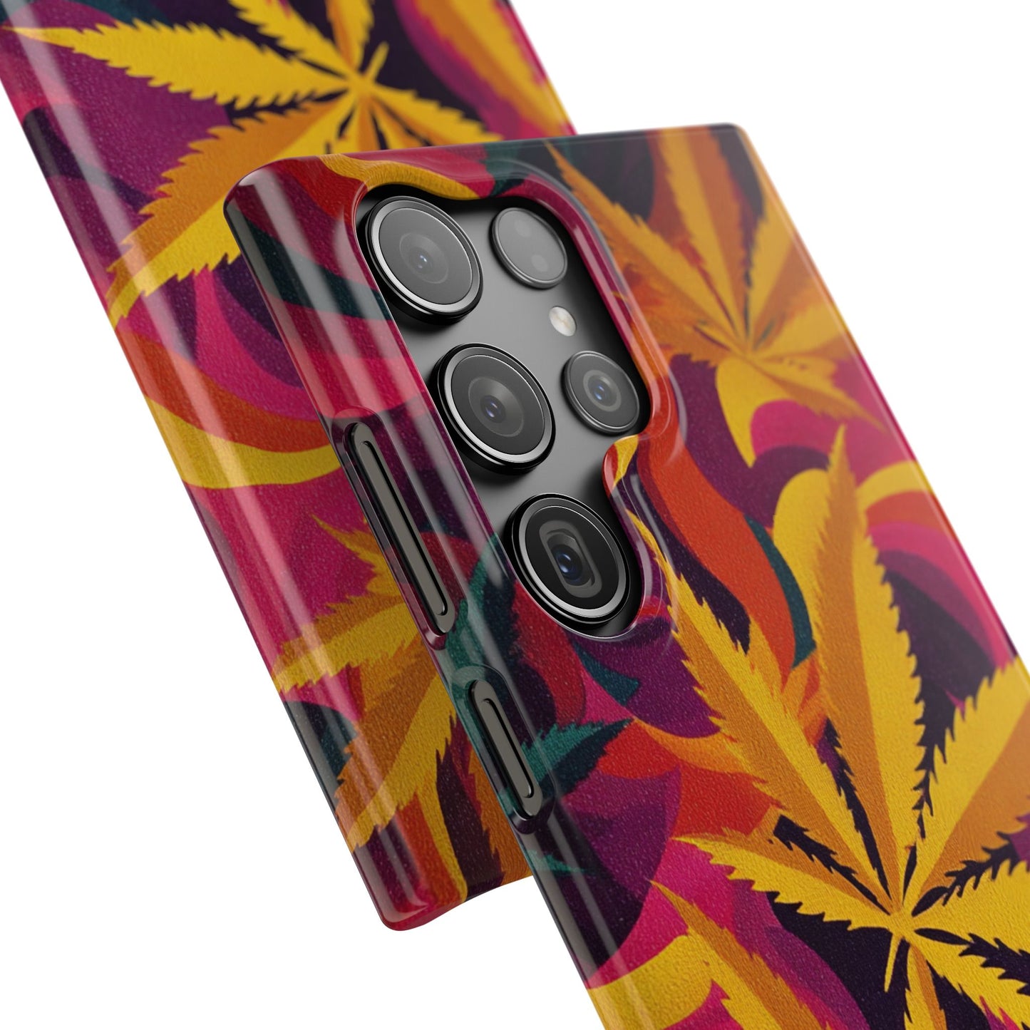 Autumn Vibe Cannabis Snap Case for IPhones and Samsungs Custom