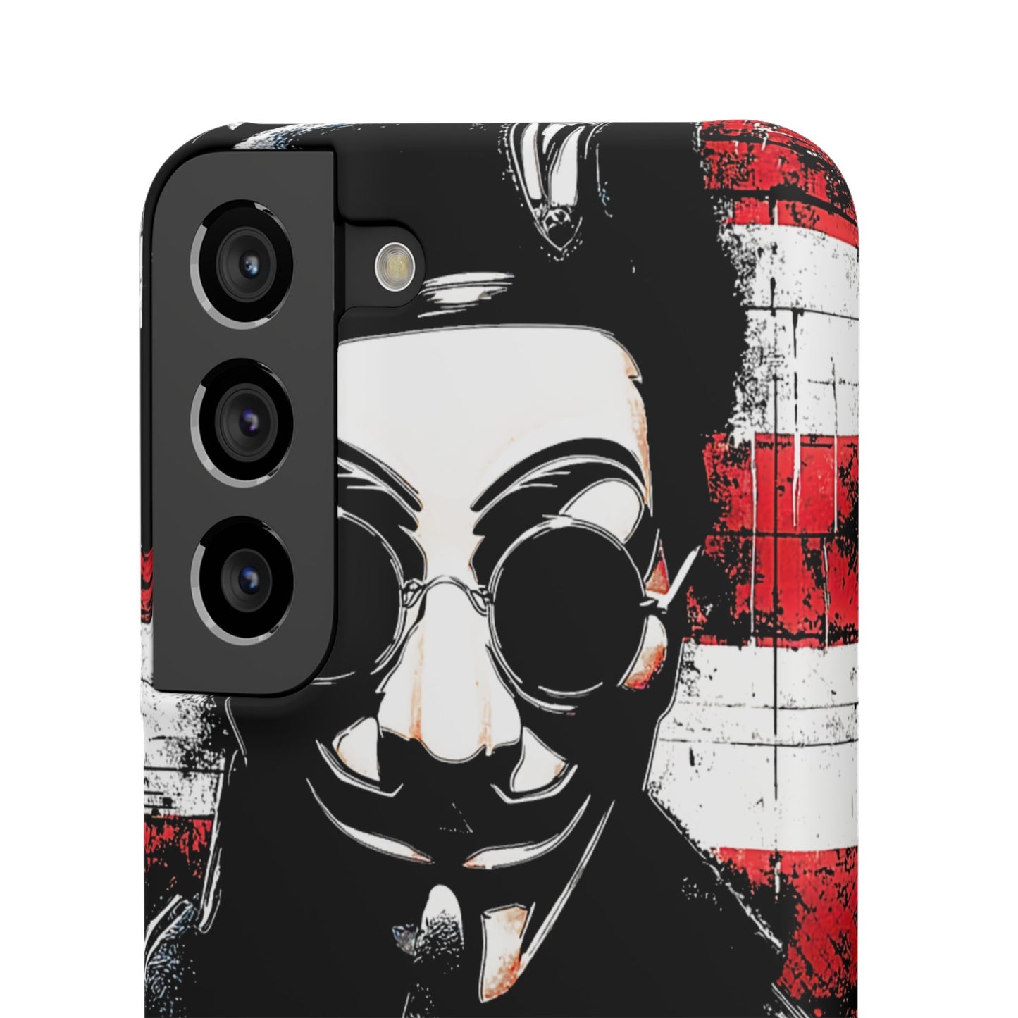 Anonimous & Guy Fawkes Art Snap Case and Protective Phone Cover For iPhone and Samsung